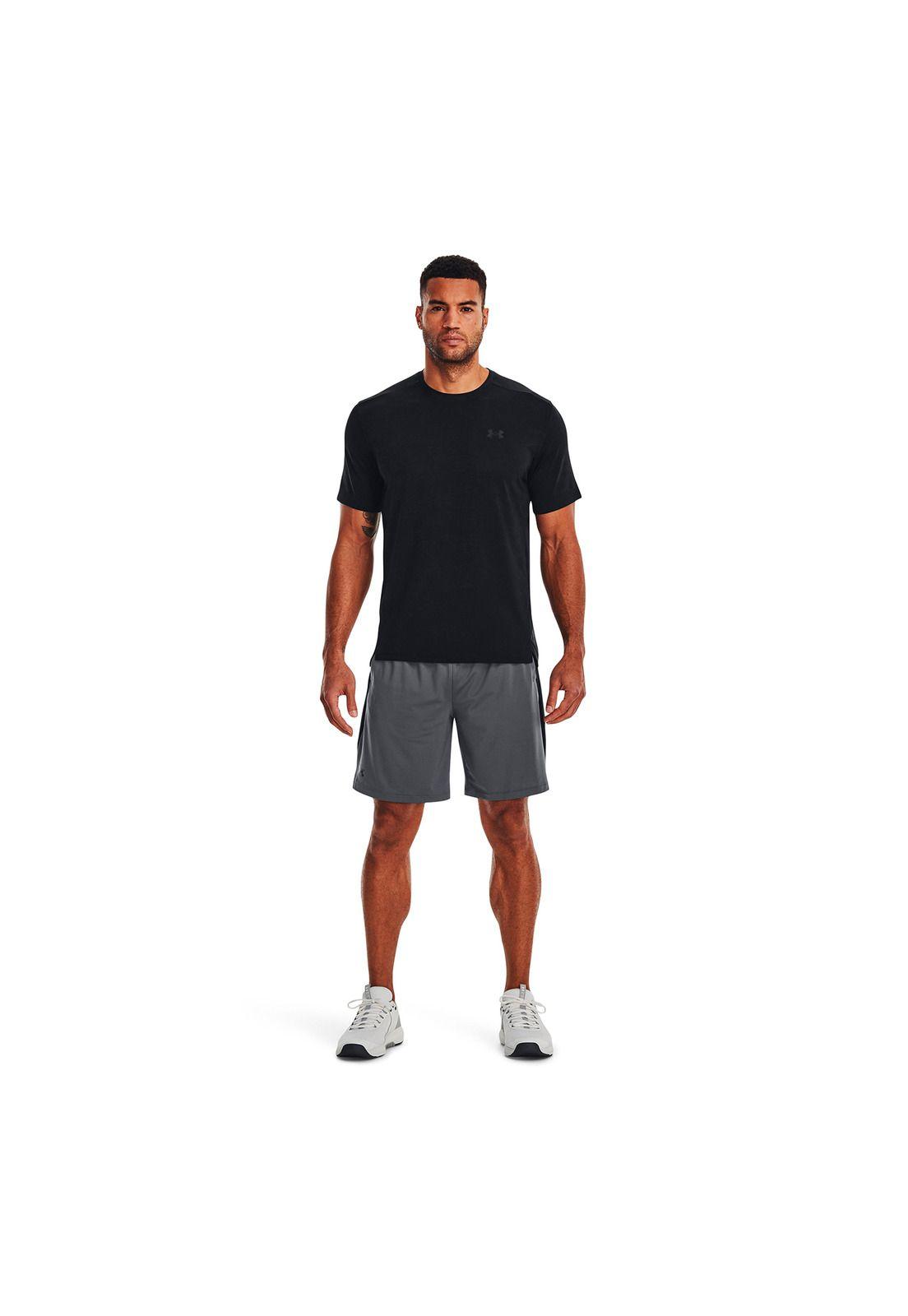 Polera M/C Training Tech™ Vent Jacqrd Negro Hombre-5