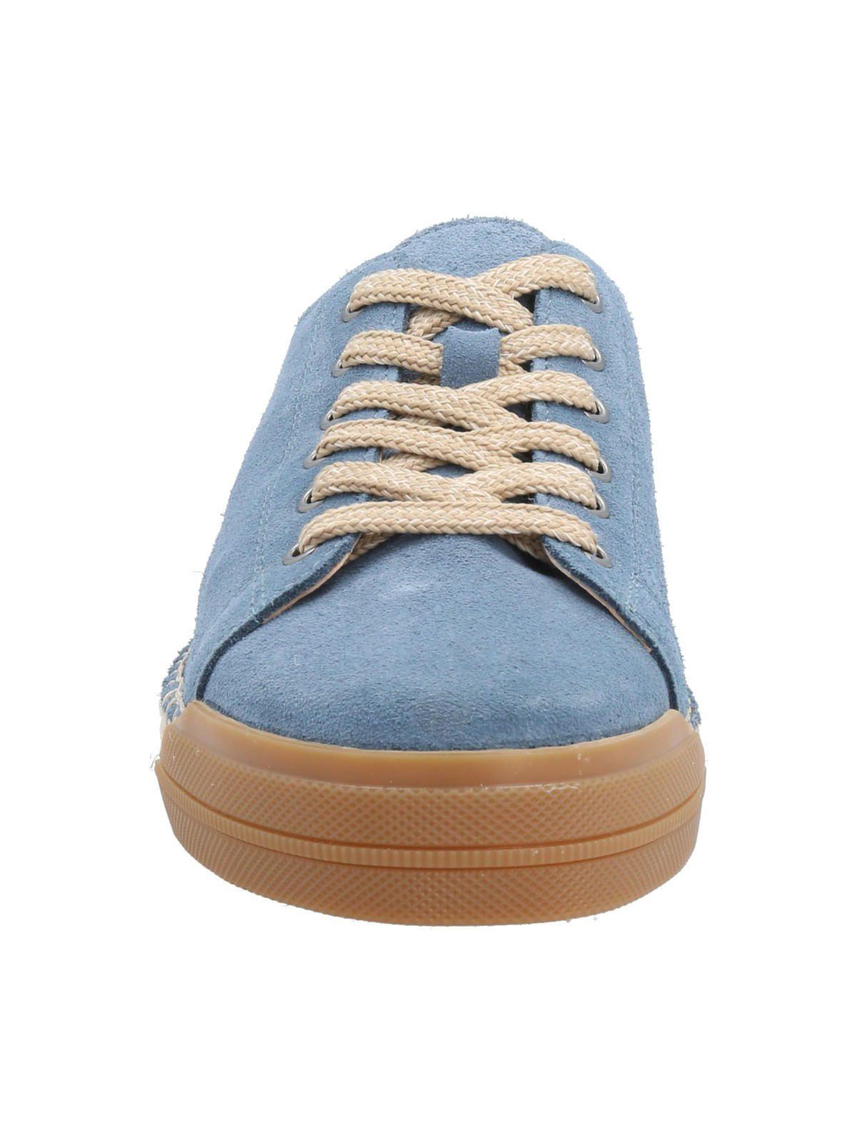 Zapatilla Cuero Mujer Fontaine Azul-3
