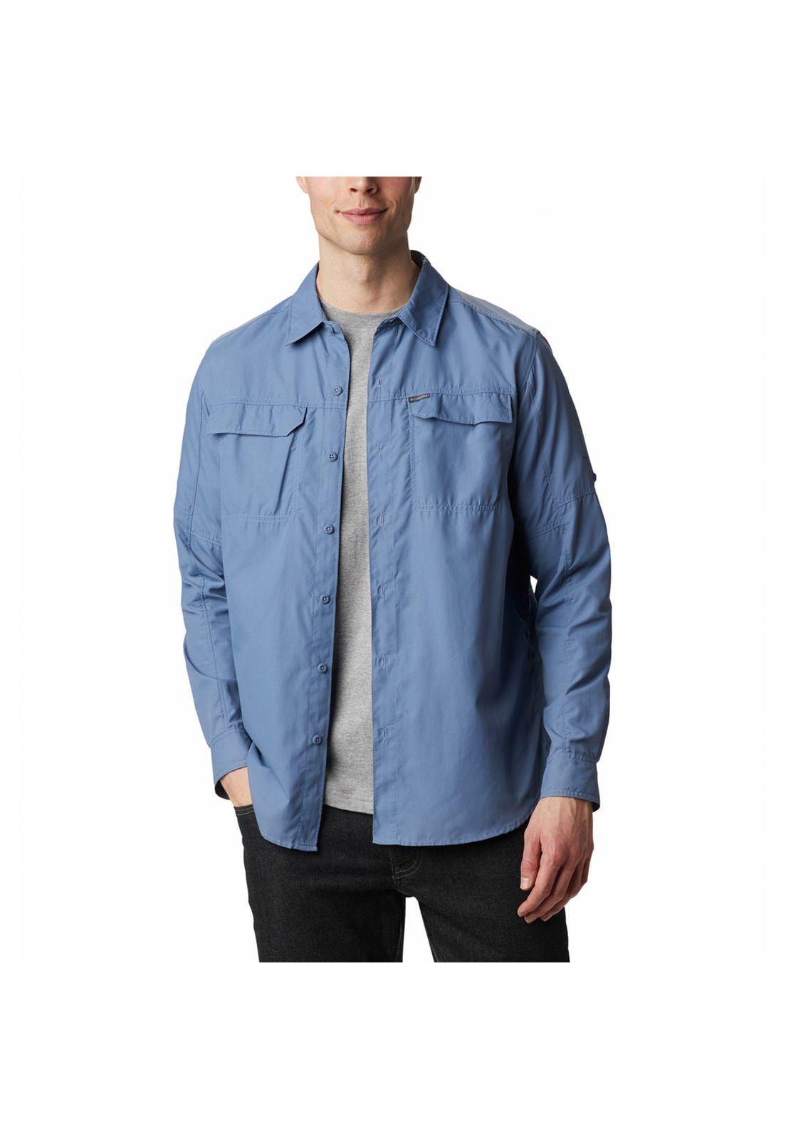 Camisa Hombre Silver Ridge 2 Long Azul-0