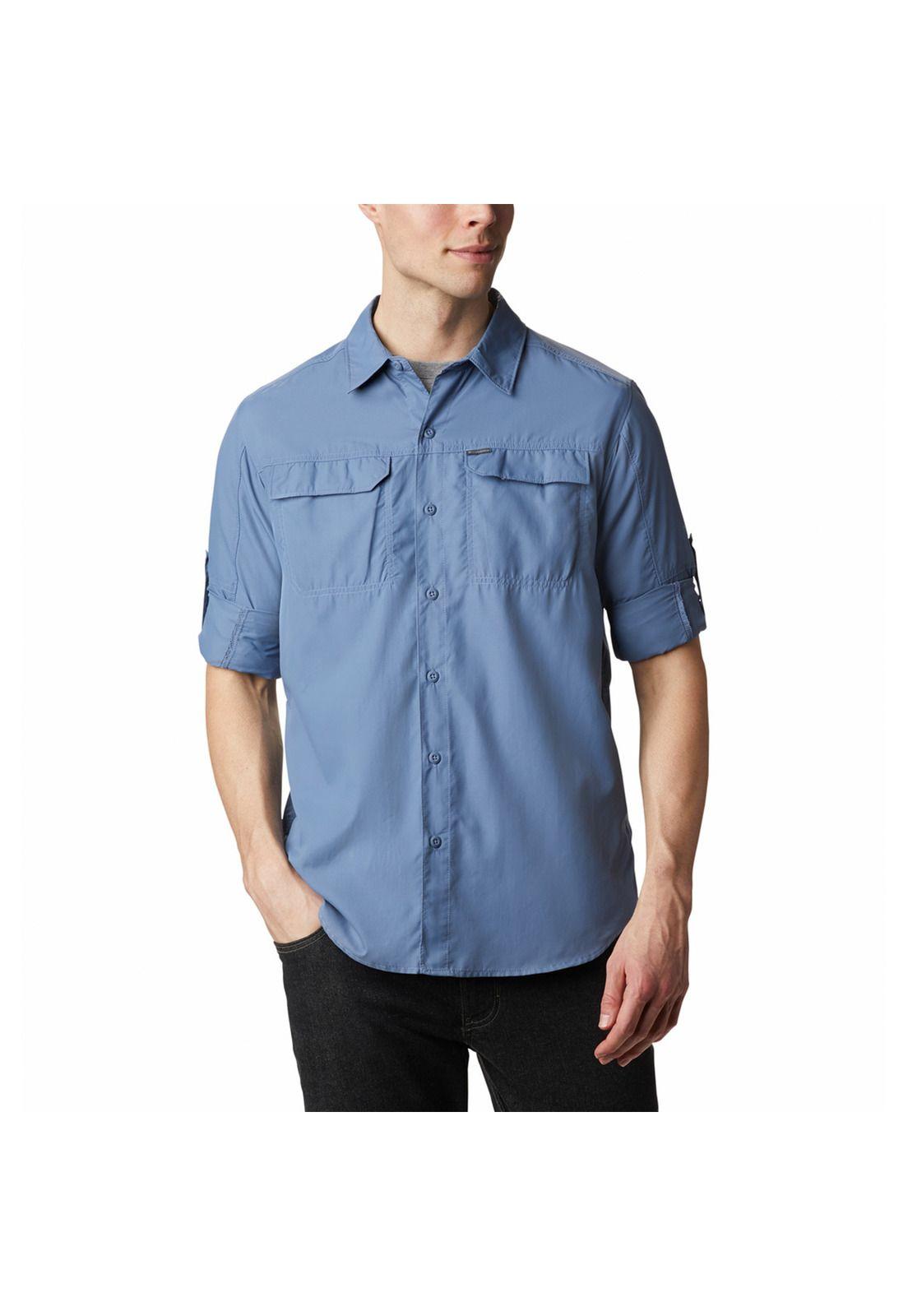 Camisa Hombre Silver Ridge 2 Long Azul-1