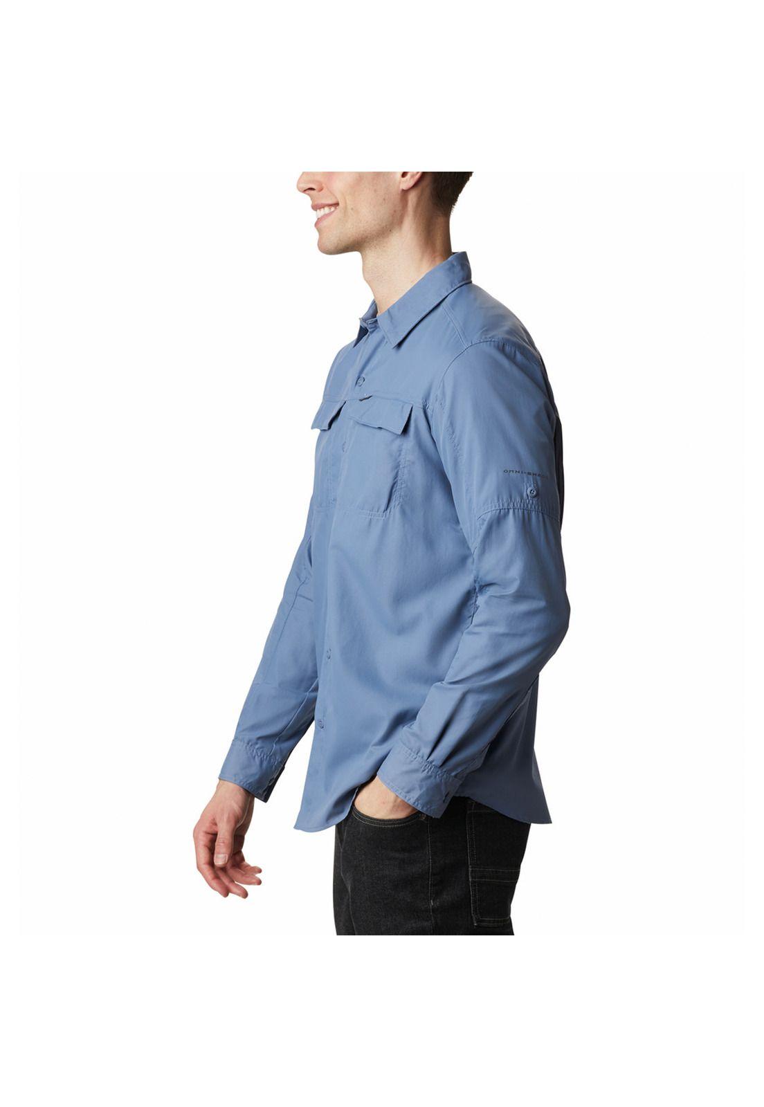 Camisa Hombre Silver Ridge 2 Long Azul-2