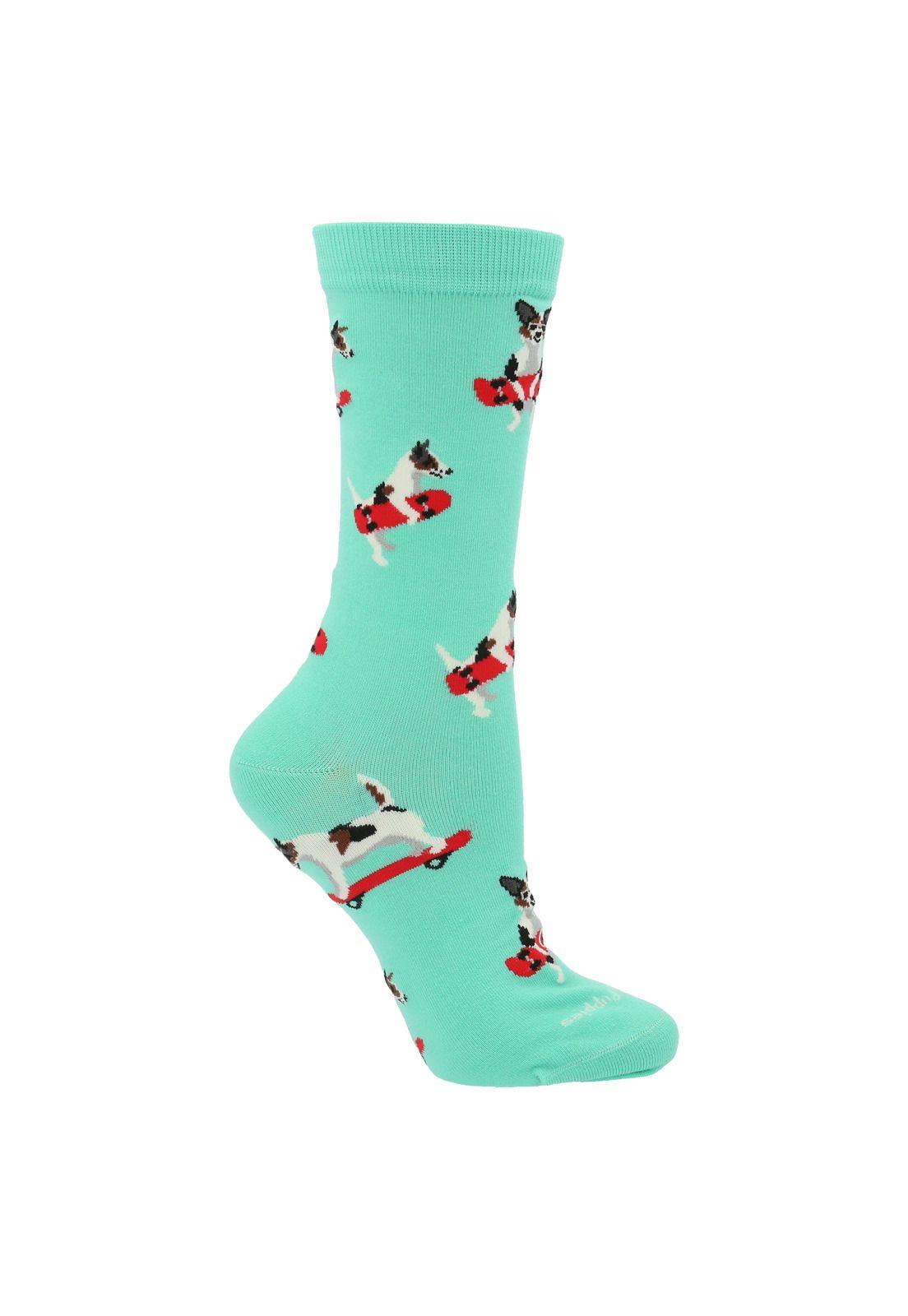 Calcetín Algodón Mujer Pack Fun Animal Multicolor-4