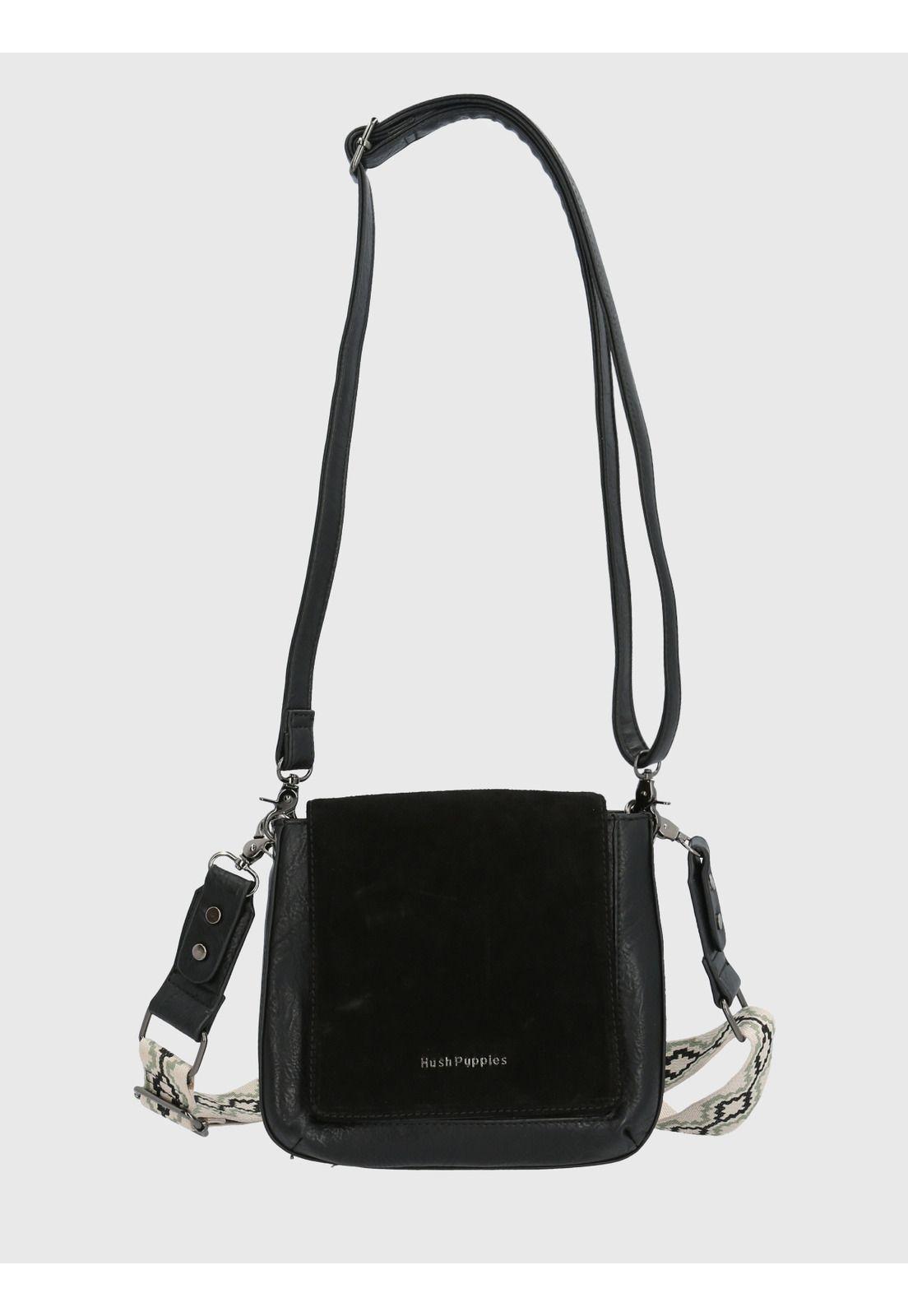 Cartera Ecocuero Negro Lynn Cross Mujer-3