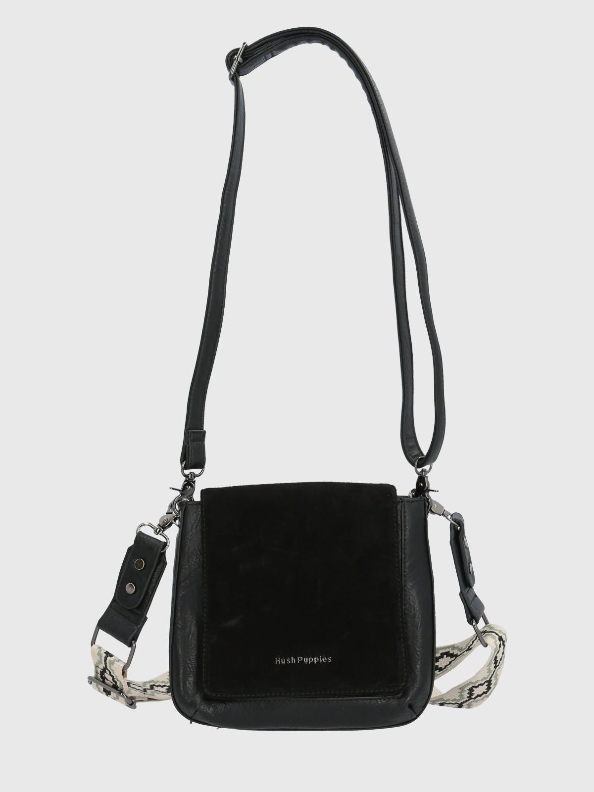 Cartera Ecocuero Negro Lynn Cross Mujer-3