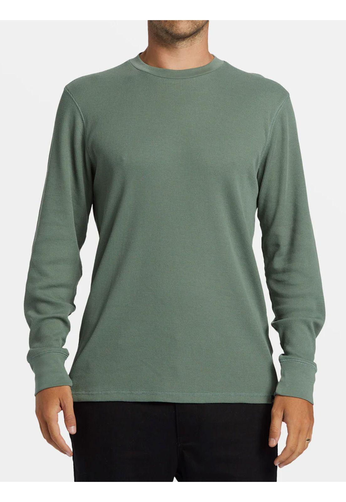 Polera Hombre Essential Thermal Verde-0