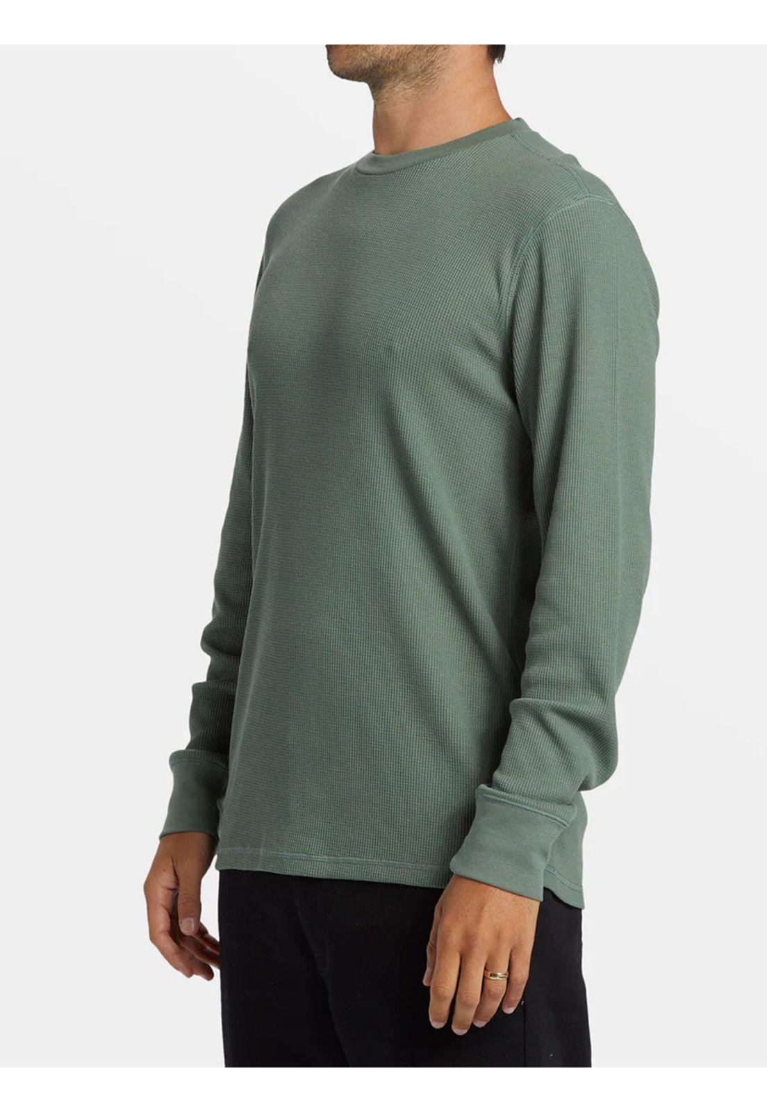 Polera Hombre Essential Thermal Verde-3