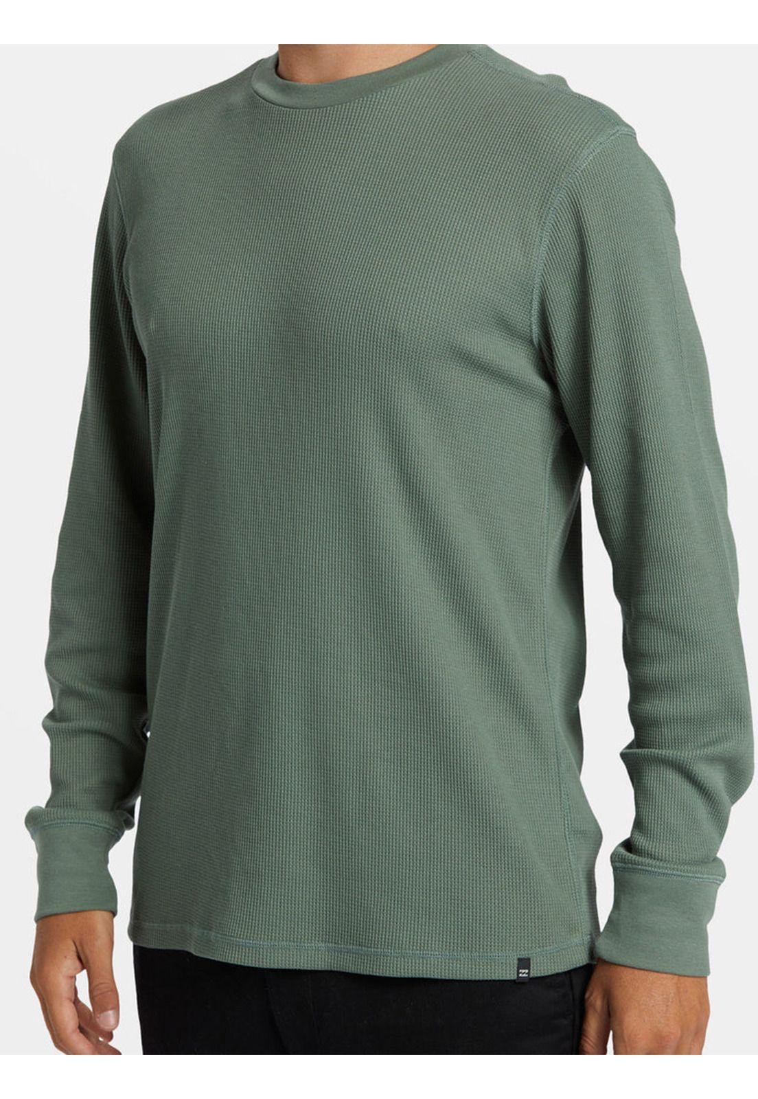 Polera Hombre Essential Thermal Verde-4
