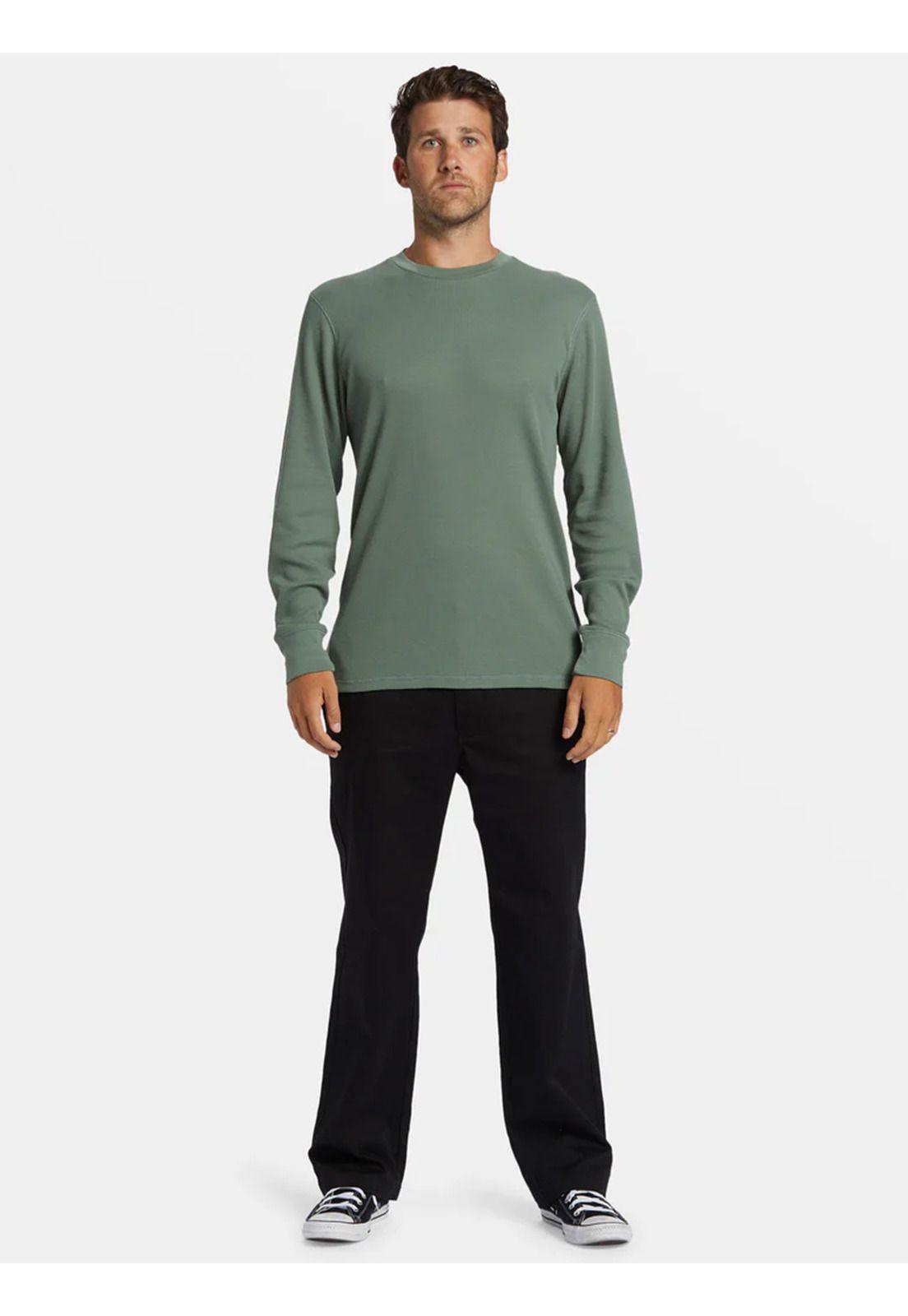 Polera Hombre Essential Thermal Verde-5