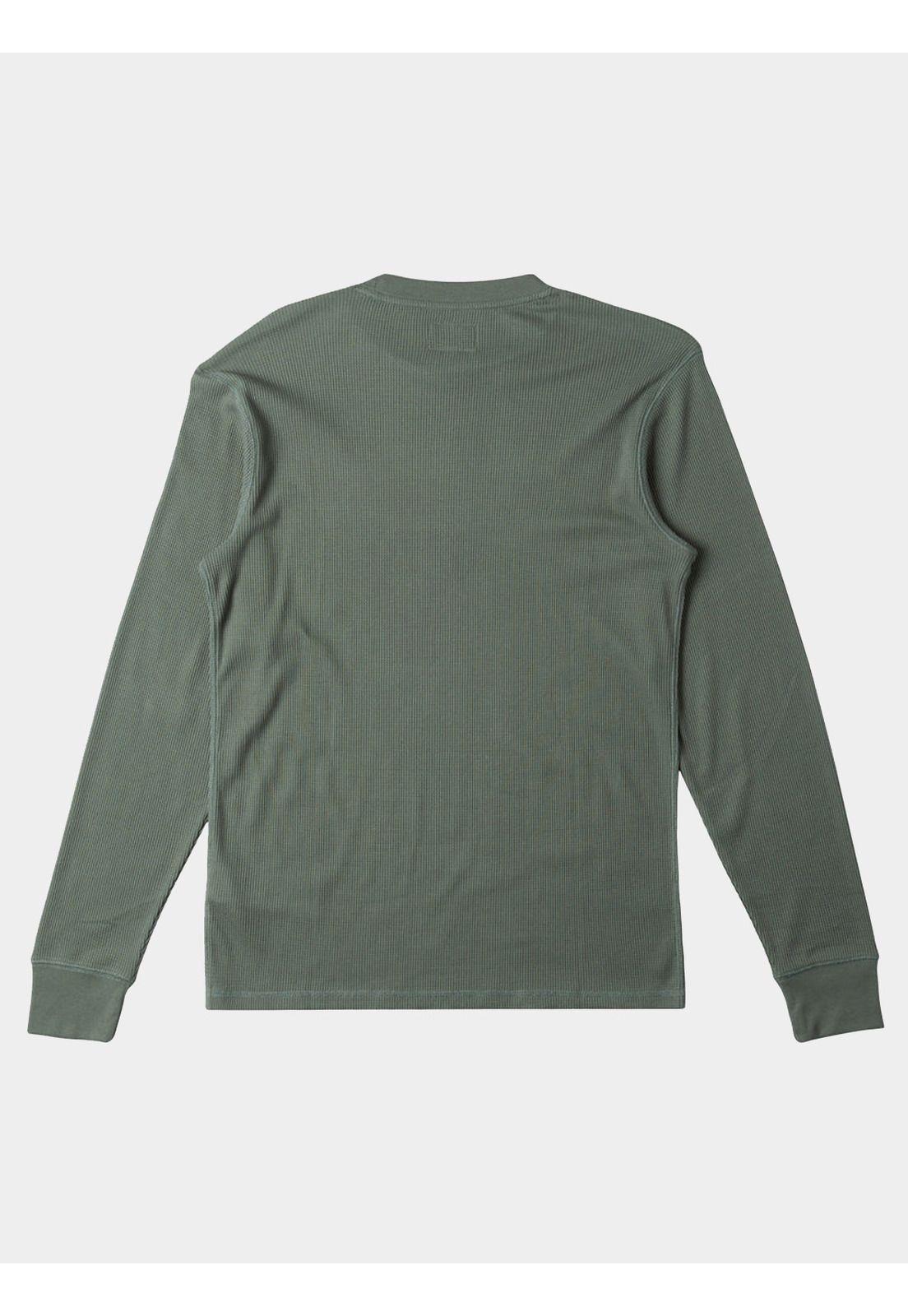 Polera Hombre Essential Thermal Verde-7