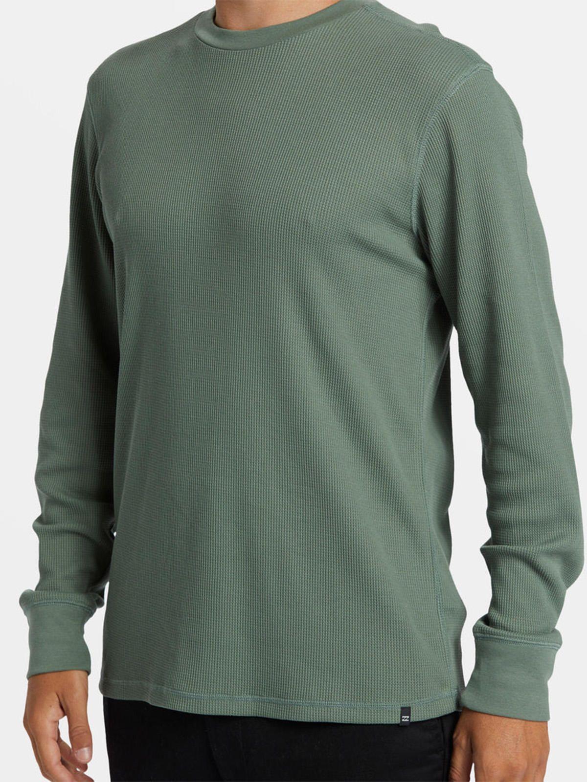 Polera Hombre Essential Thermal Verde-4