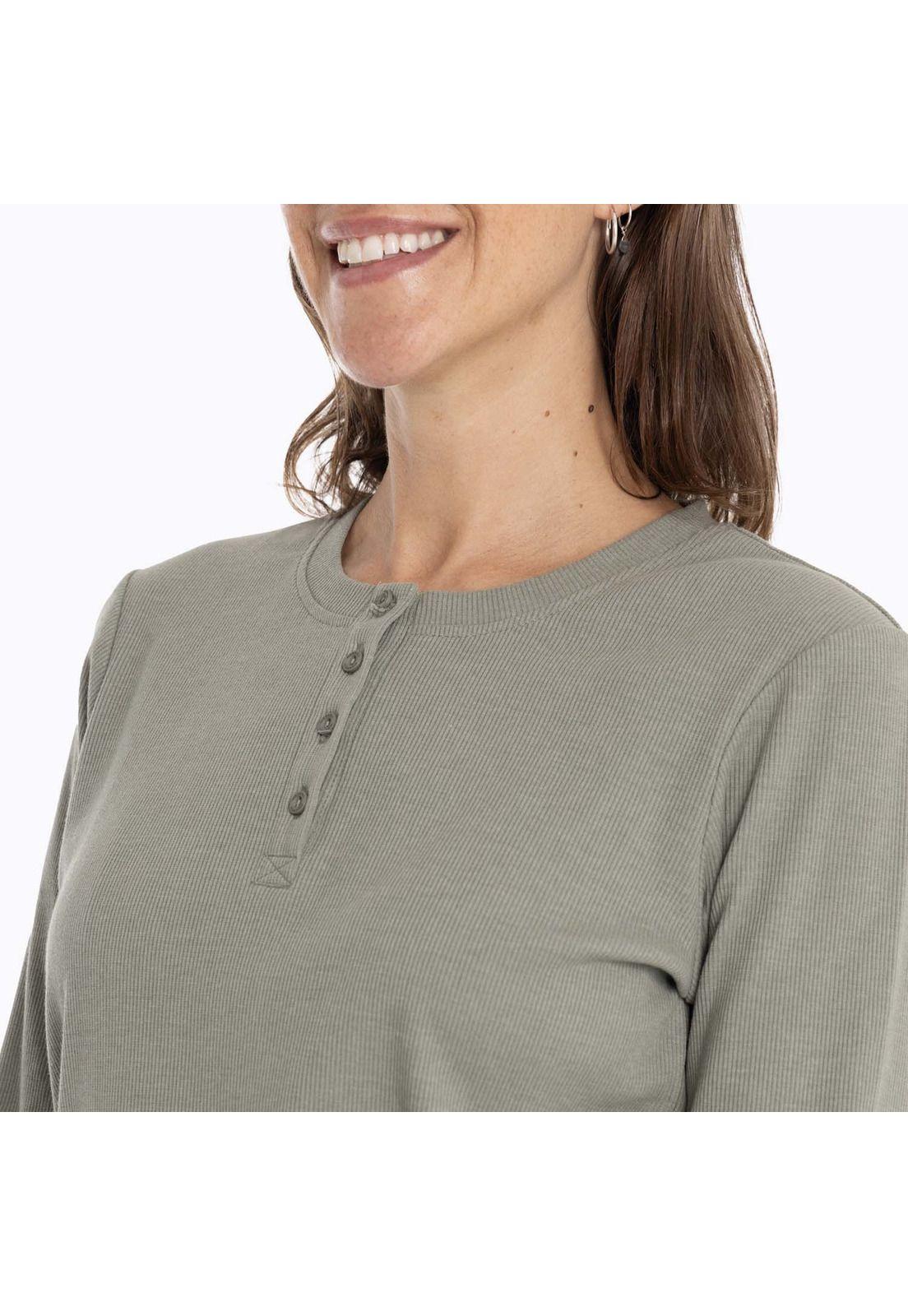 Polera Mujer Owyhee Verde Merrell-4
