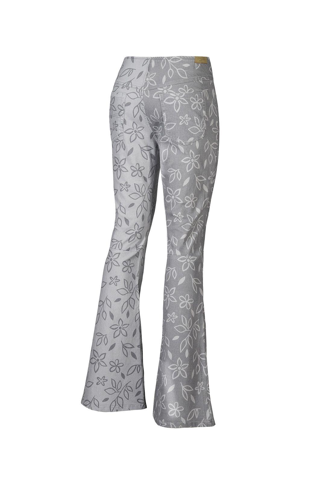 Pantalón Mujer Flora Verde-1