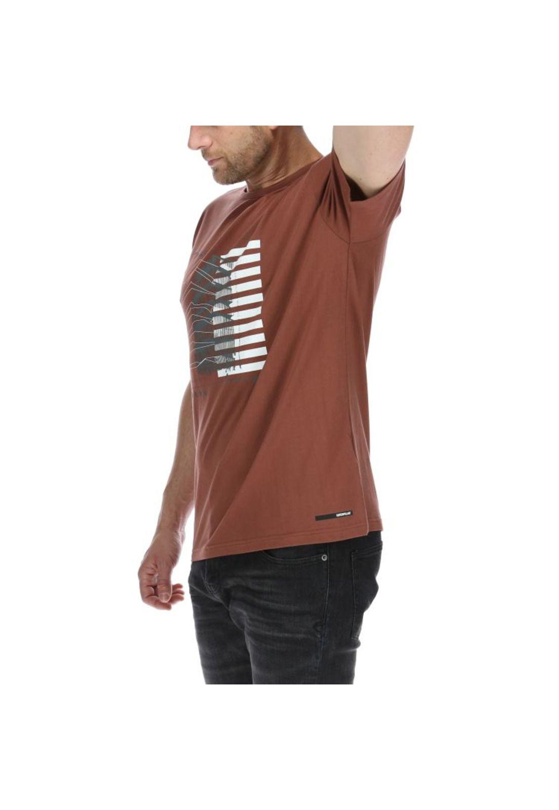 Polera Mc Hombre Tokyo Tee Marrón-1