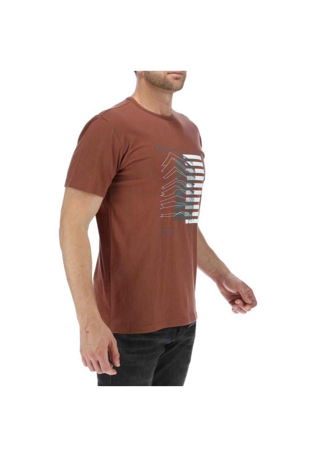 Polera Mc Hombre Tokyo Tee Marrón-3