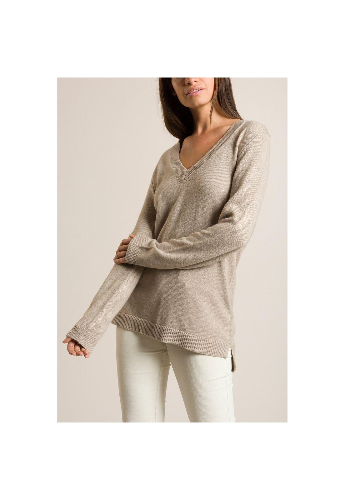 Sweater Argel Beige Mujer-0