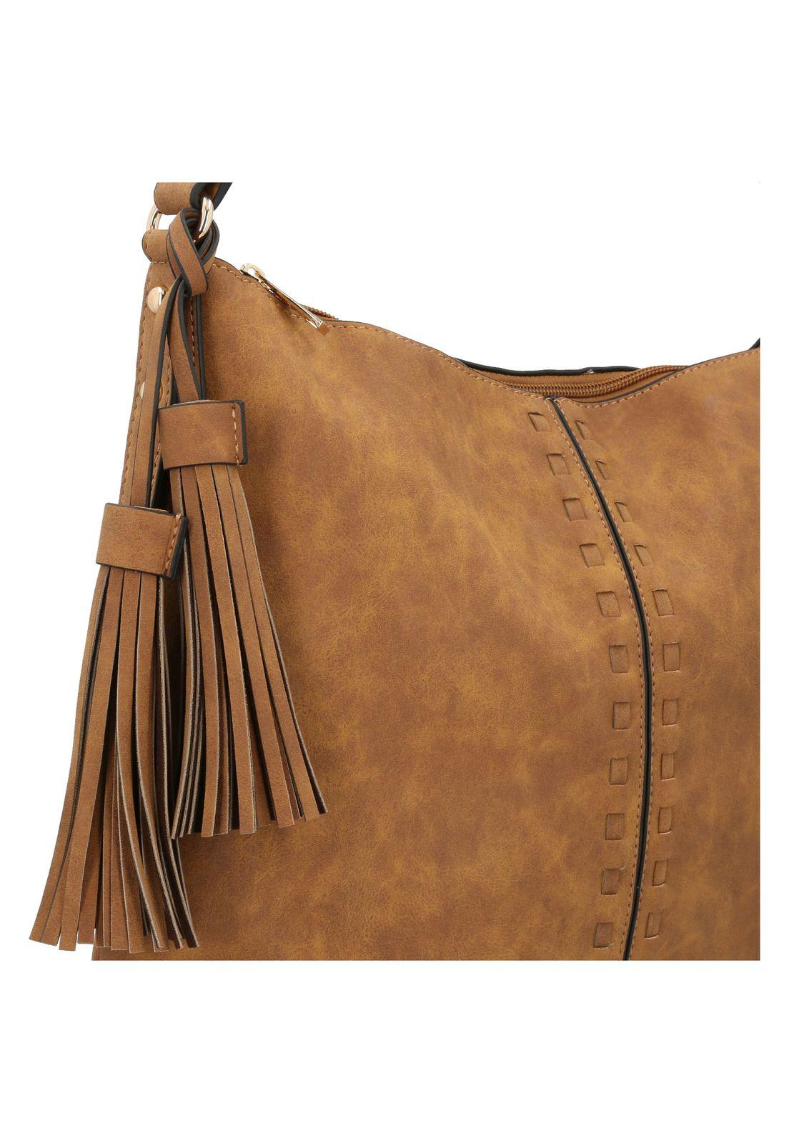 Cartera Mujer Klo Hobo Camel-3