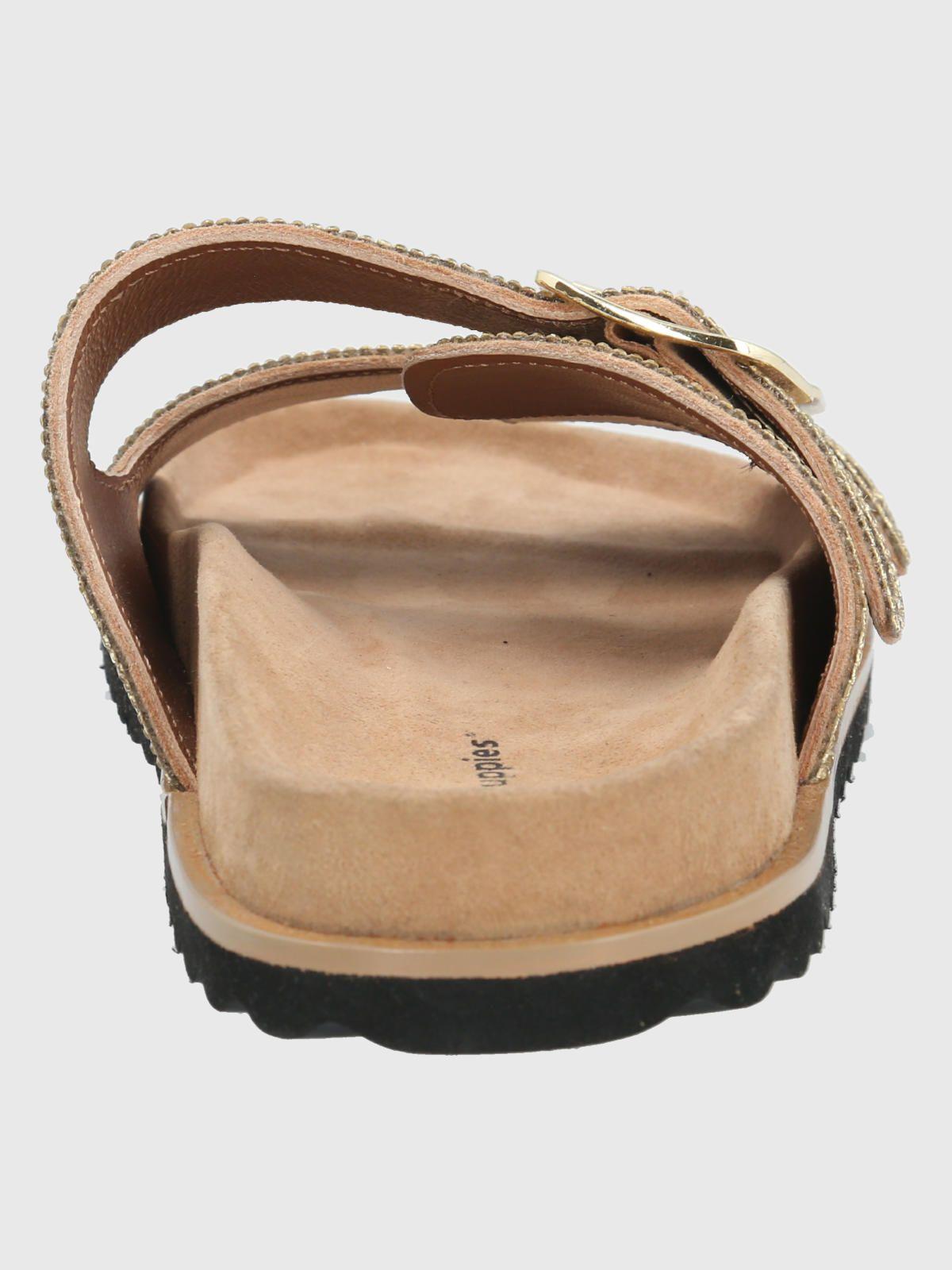 Sandalia Cuero Café Mujer Fribur -5