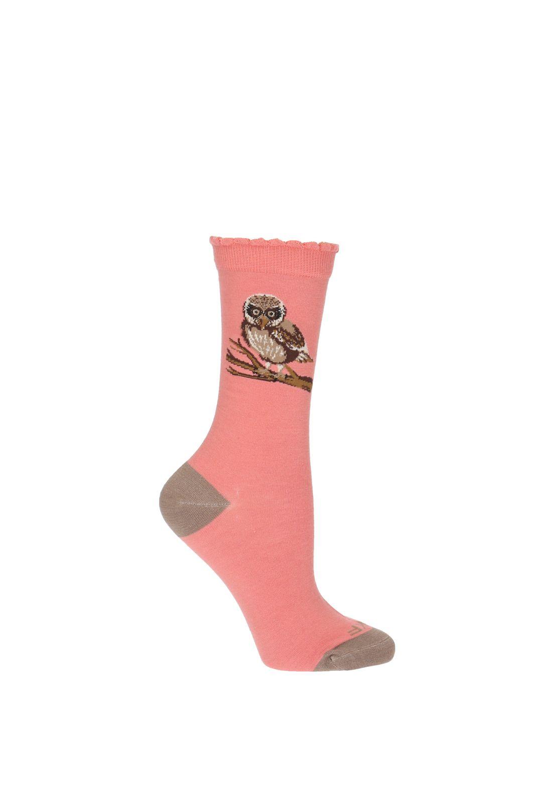 Pack 2 Calcetines Mujer St Buho Celeste-0