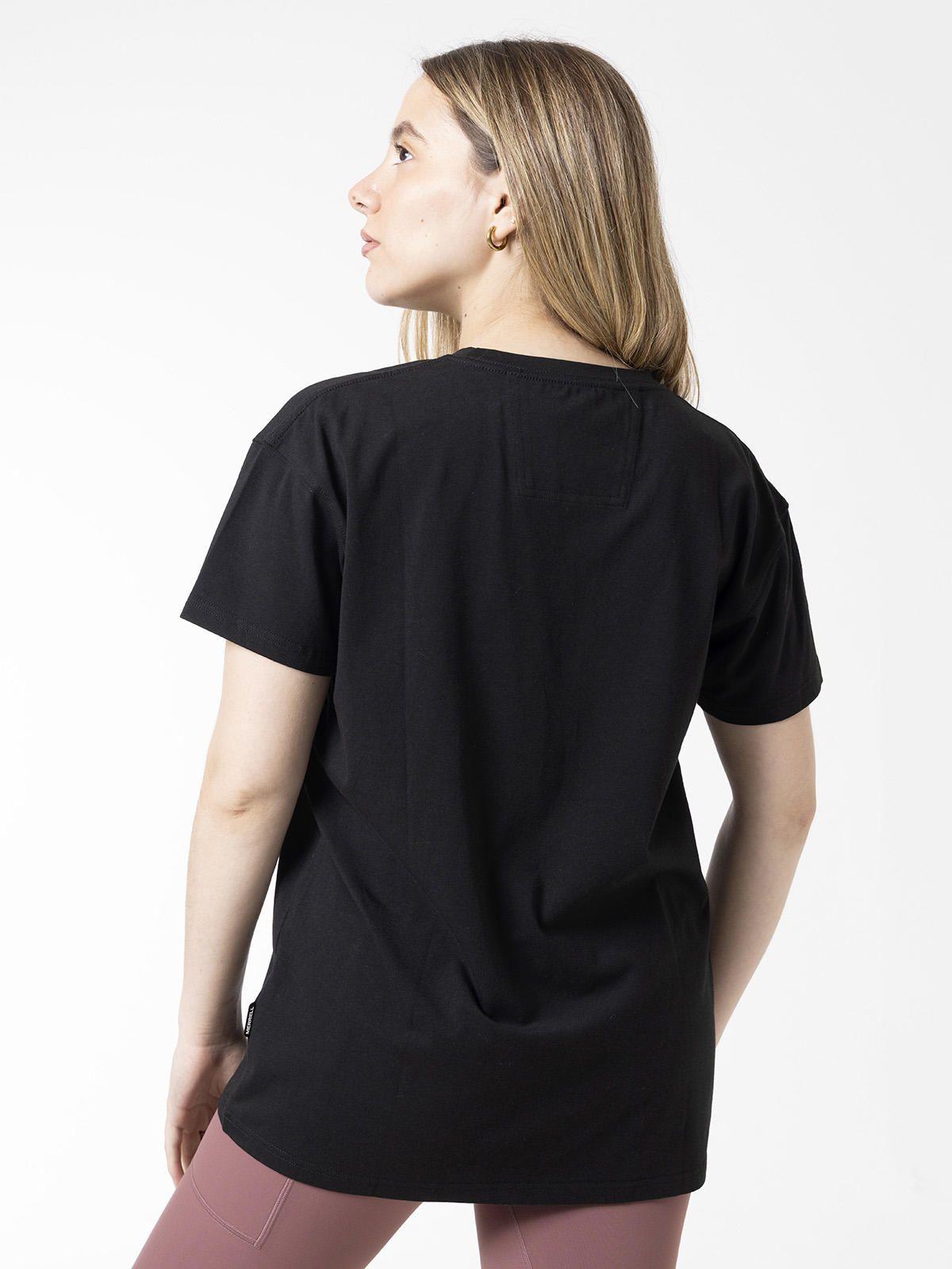 Polera Manga Corta Mujer Bigprint Bamboo Negro-1