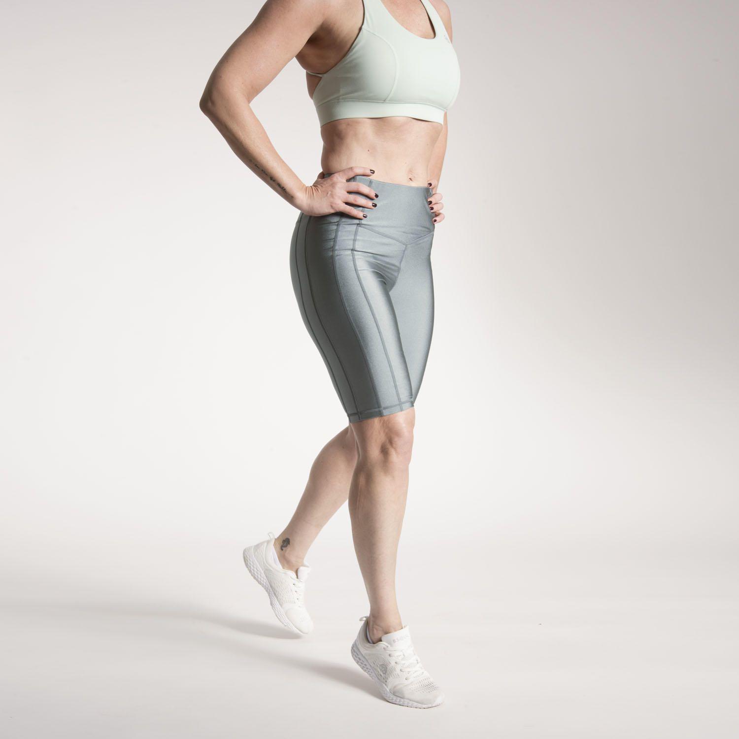 Calza Mujer Biker Legg High Rise Verde-0