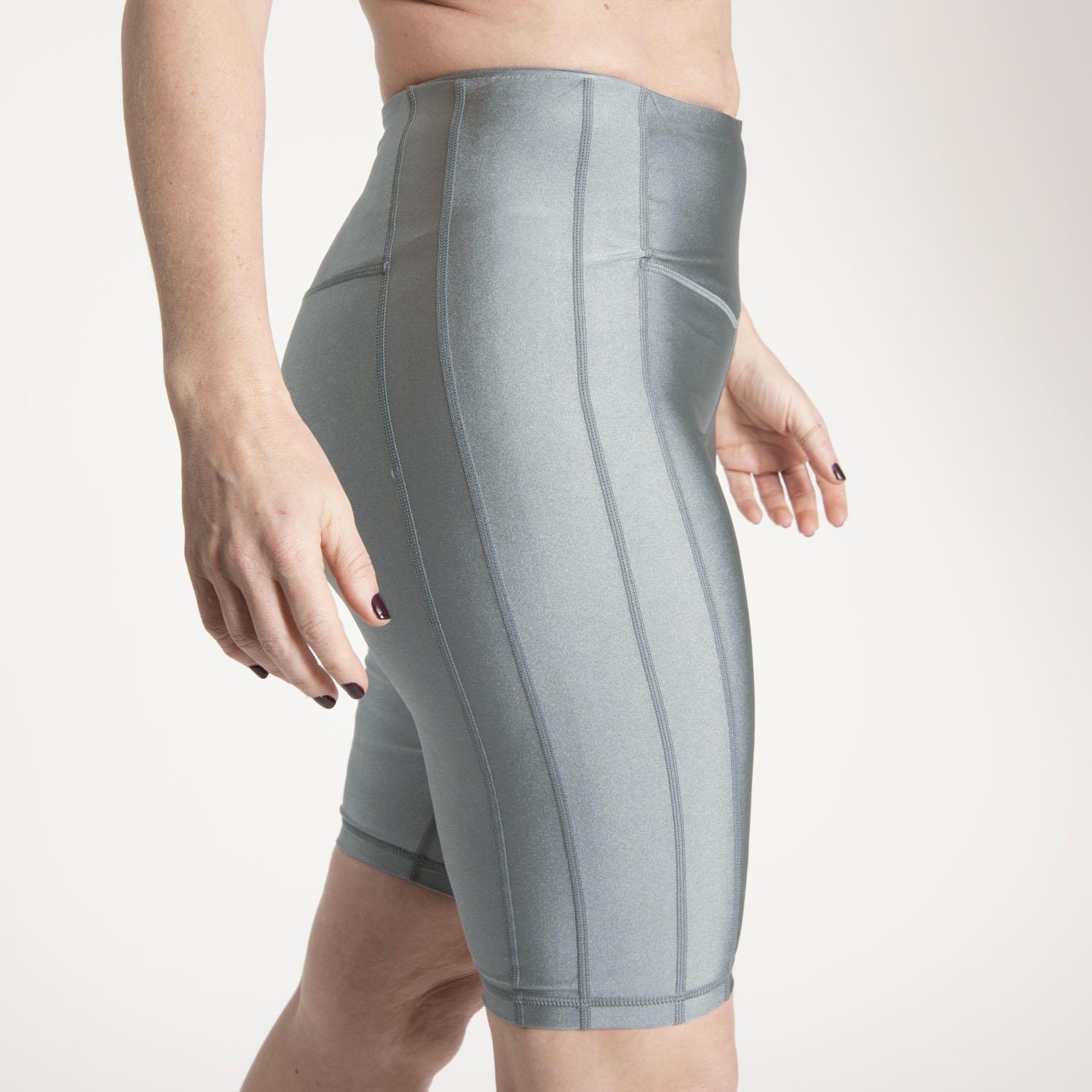 Calza Mujer Biker Legg High Rise Verde-3