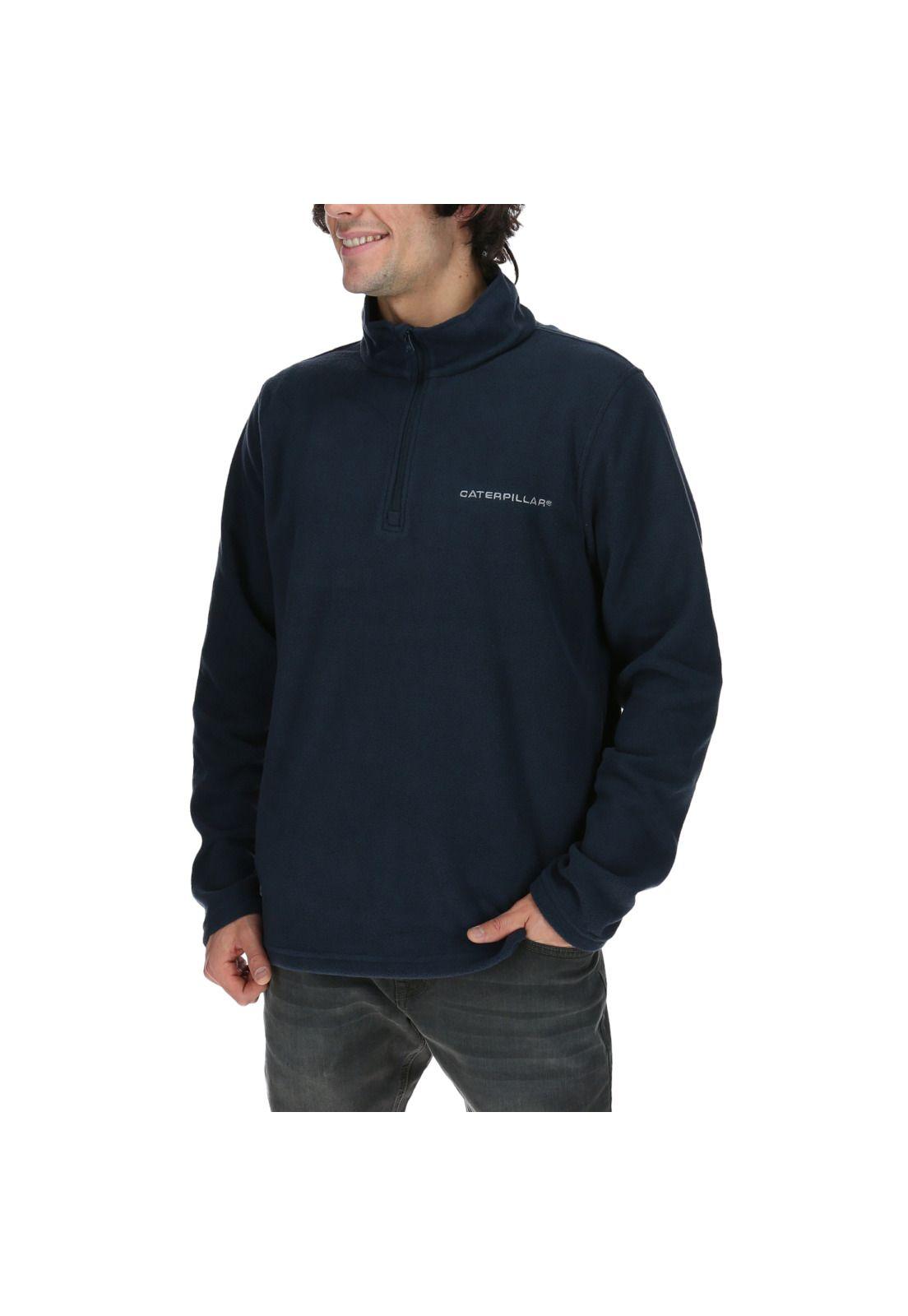 Polar Hombre Microfleece Qtr Zip Azul-0