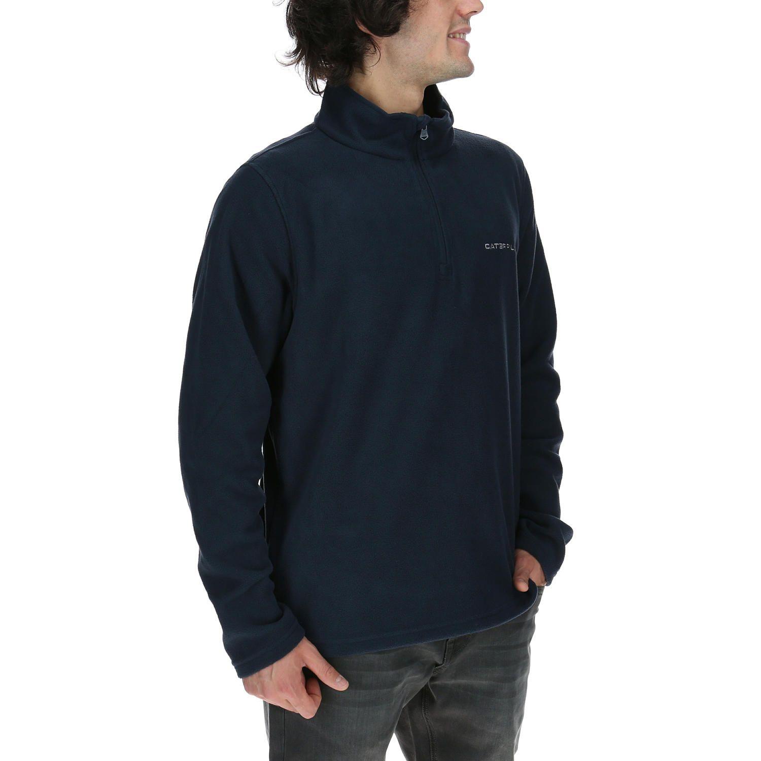 Polar Hombre Microfleece Qtr Zip Azul-3