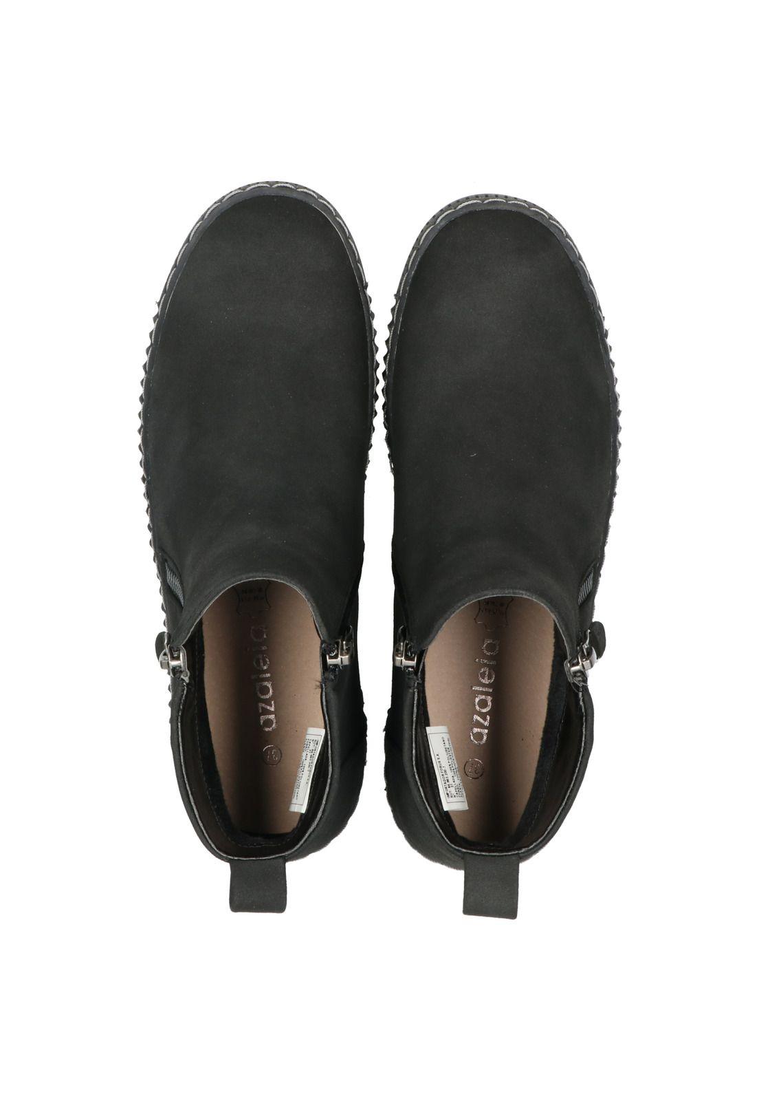 Botín Mujer Mersey Negro-7