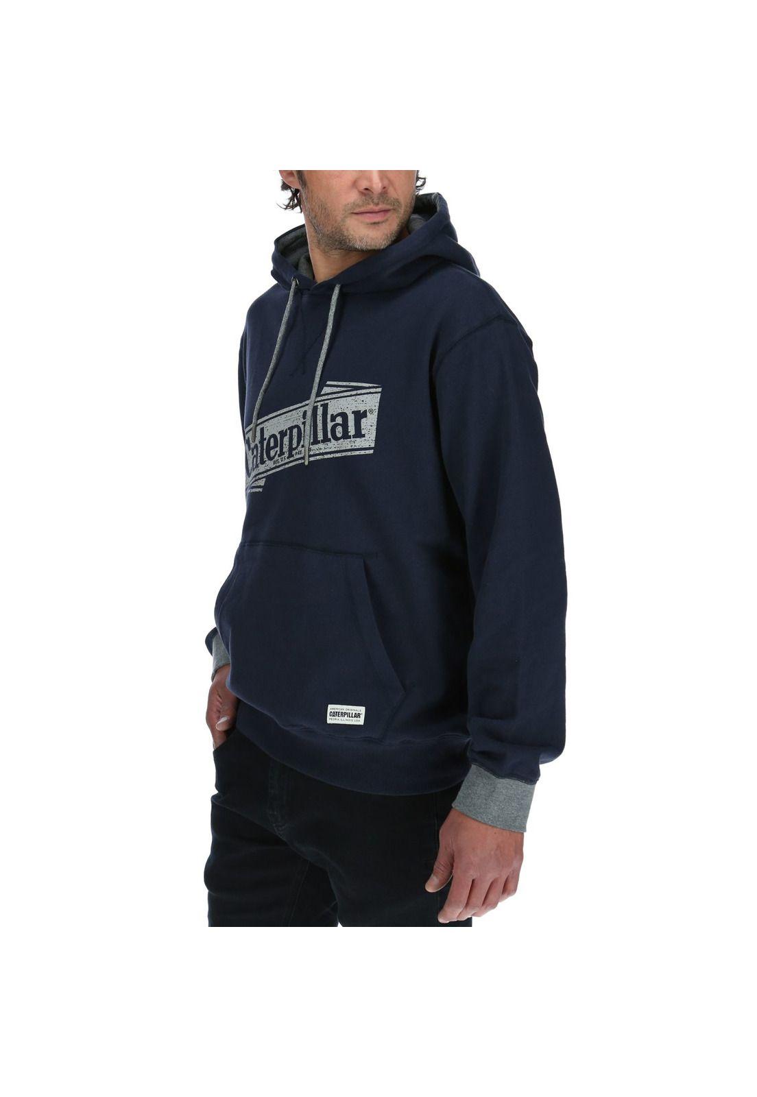 Poleron Hombre Graphic Sweatshirt Azul-1