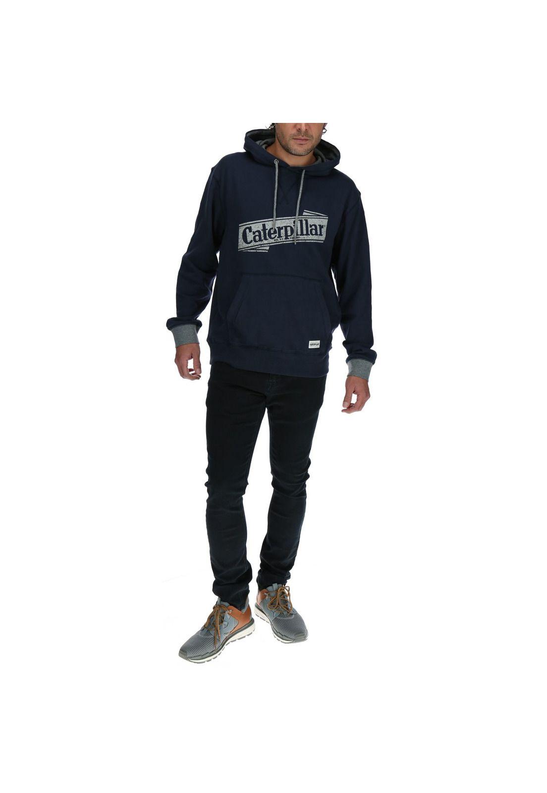 Poleron Hombre Graphic Sweatshirt Azul-4