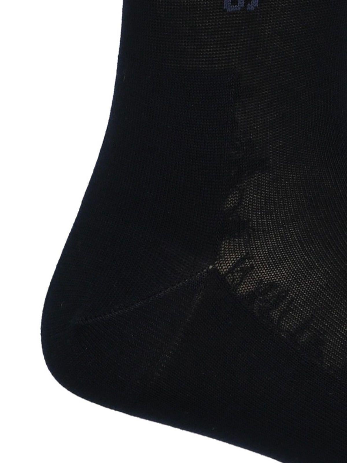 Calcetín Algodón Hombre D Antislip Azul Oscuro-1