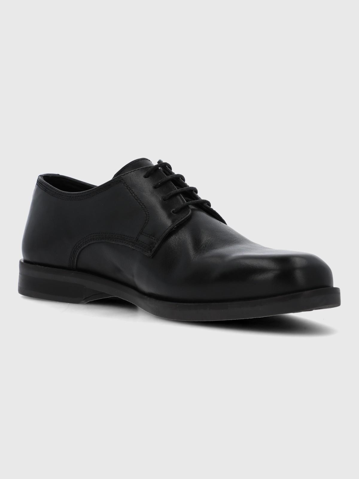 Zapato Cuero Hombre Virtus Negro-0