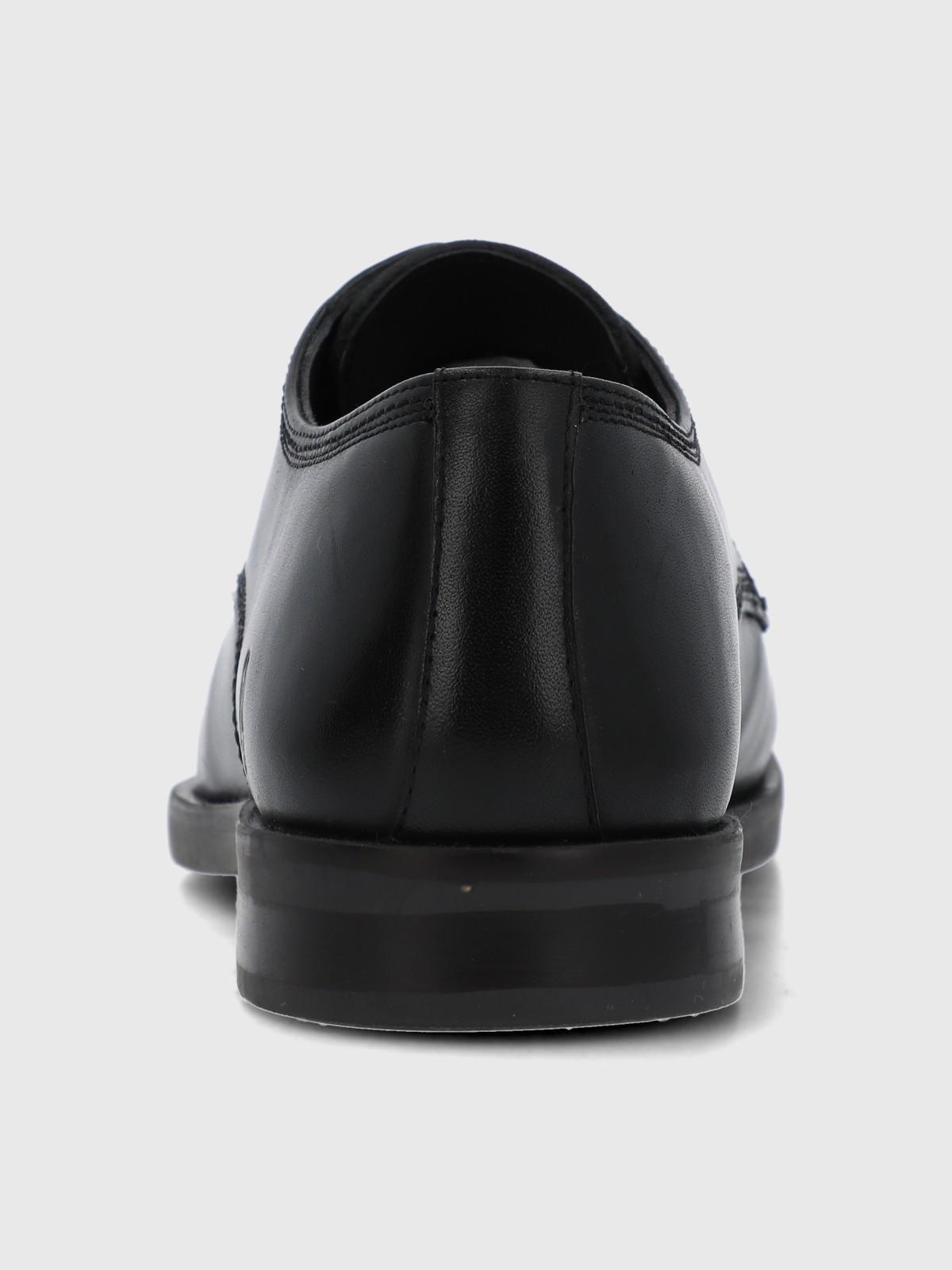 Zapato Cuero Hombre Virtus Negro-6