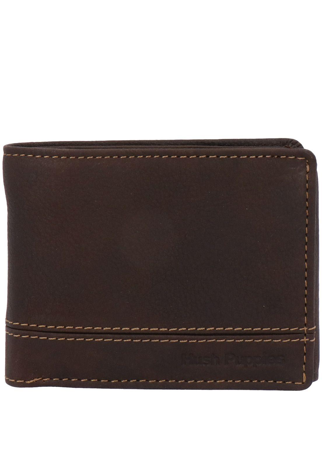 Billetera Cuero Thu Coin Triple Café-0