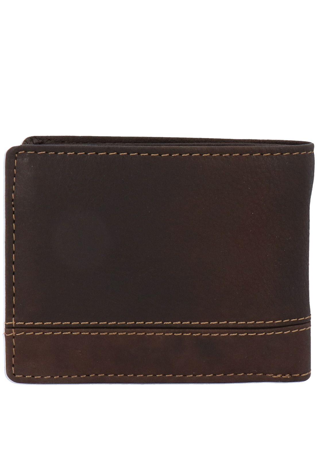 Billetera Cuero Thu Coin Triple Café-1