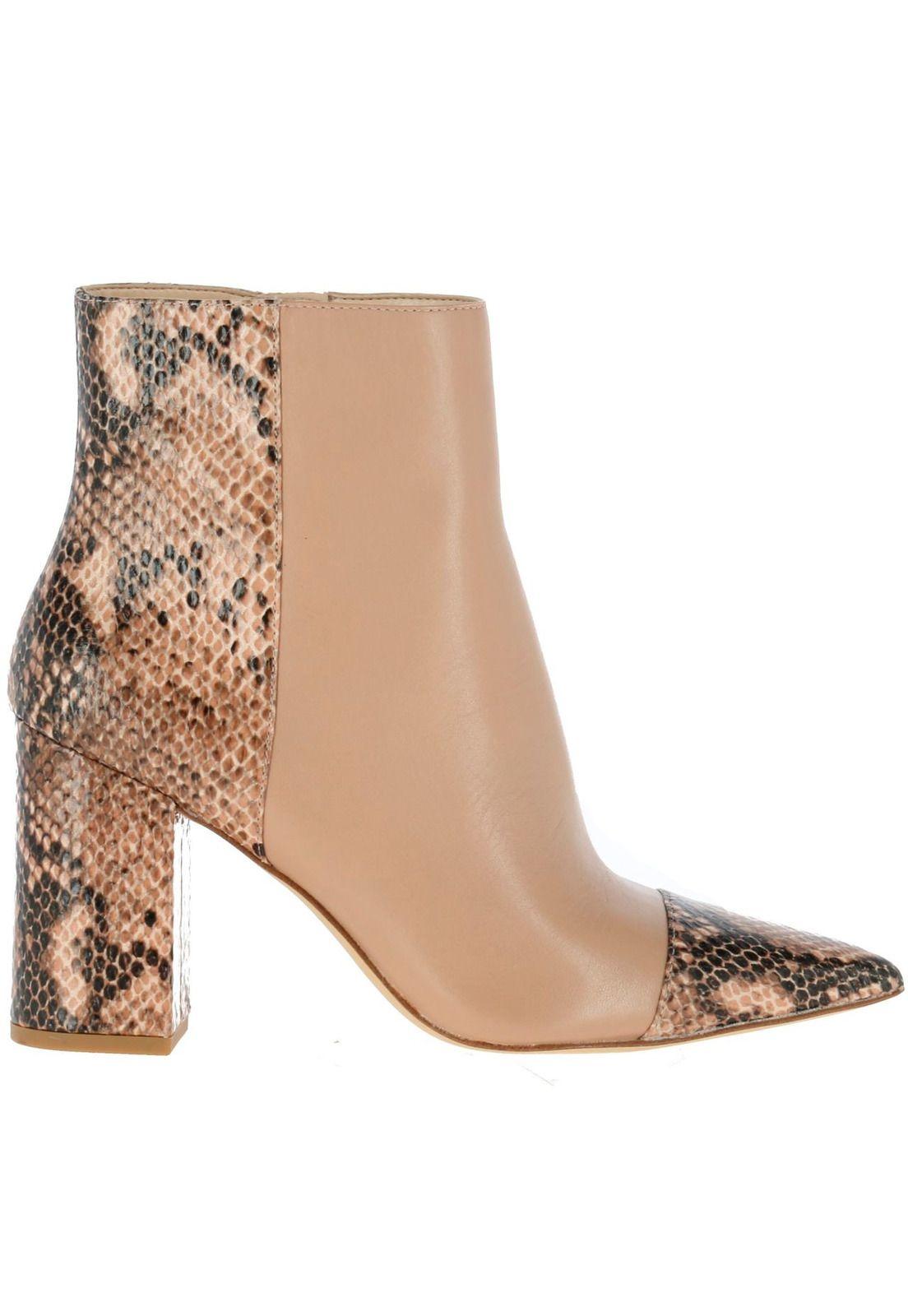 Botín Cuero 7Ranfield Pitón Beige Mujer-2