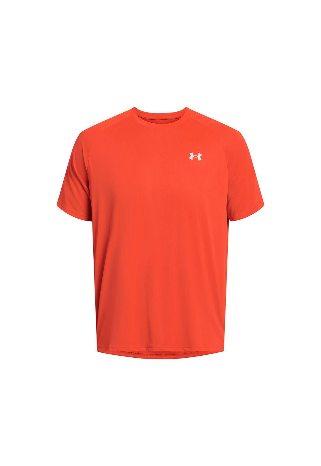 Polera Manga Corta Reflecta Hombre Naranja-0