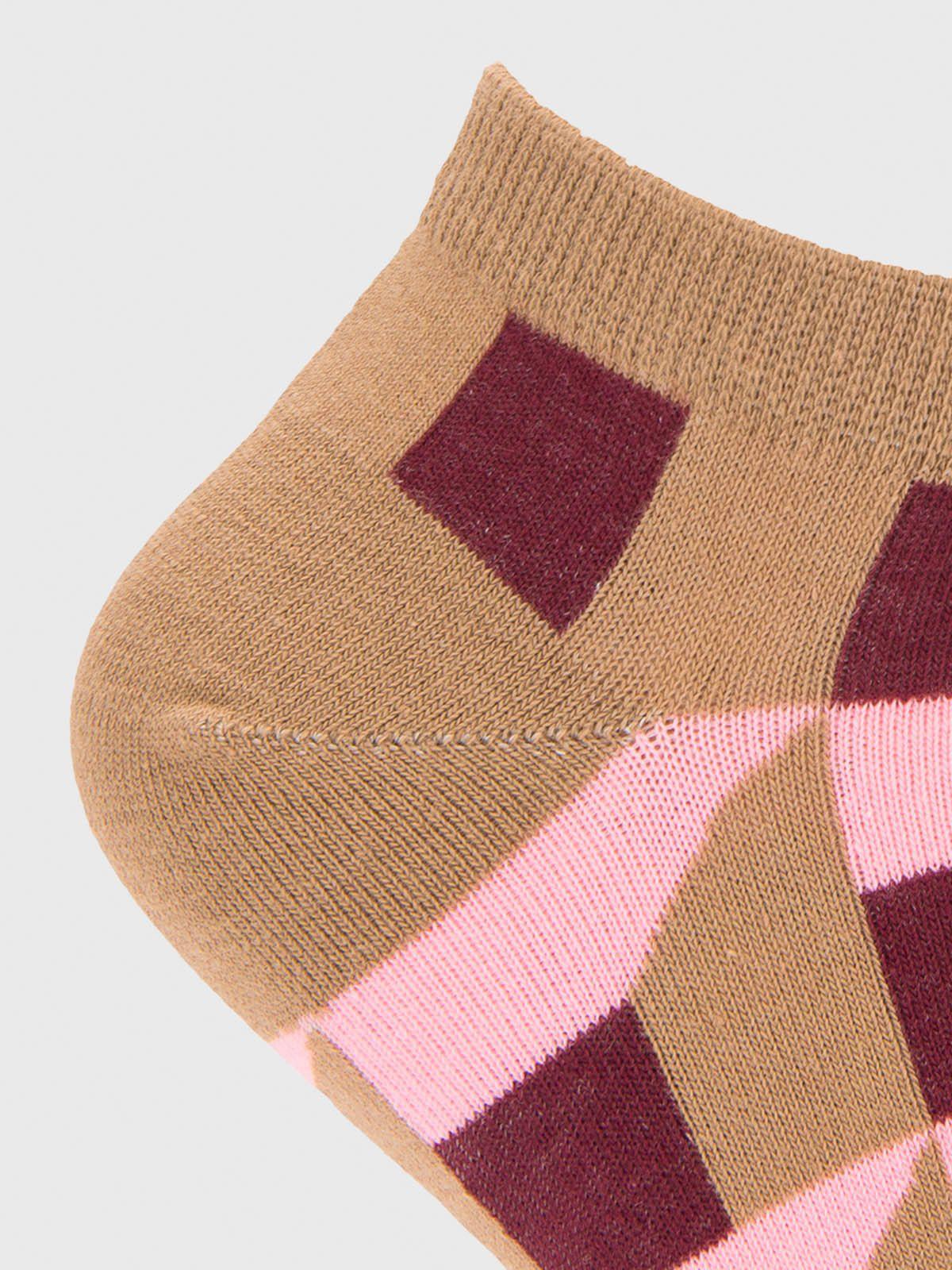 Calcetin Algodón Mujer Perth Beige/Crudo-2