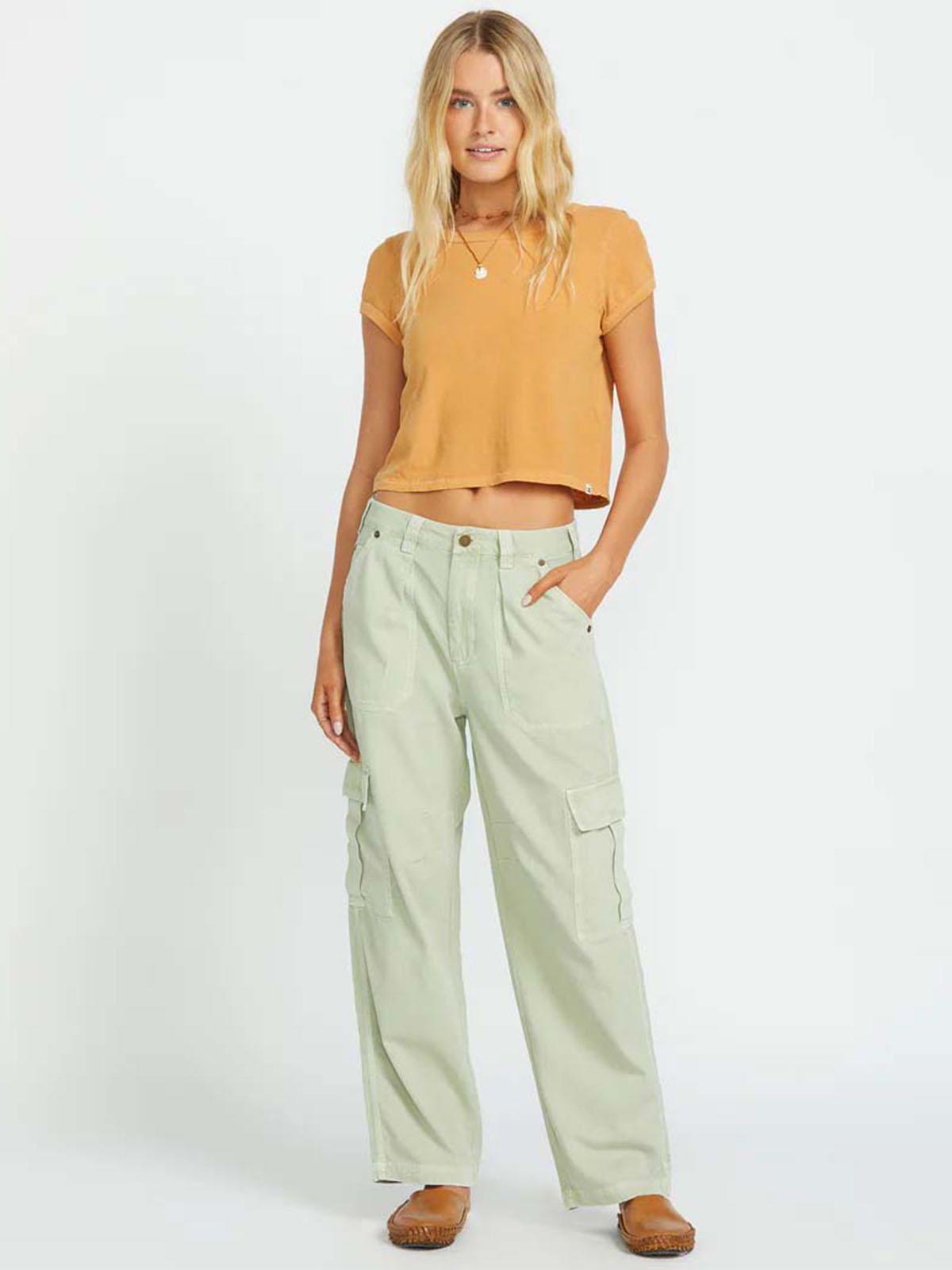 Polera Manga Corta Mujer Daily Naranja Billabong-4