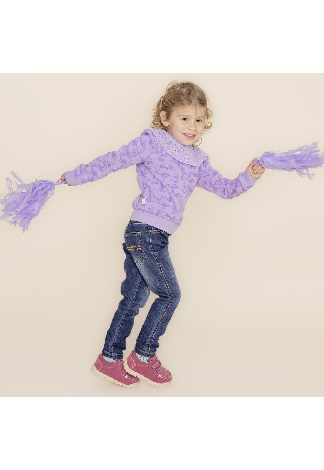 Polerón Niña Greta (1-3) Azul Cielo-2