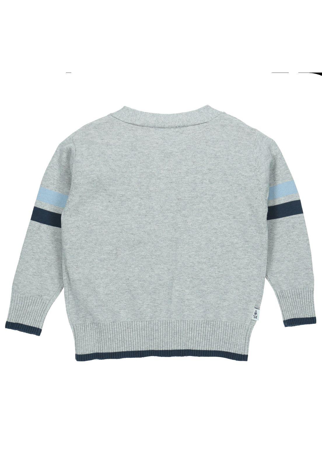 Cardigan Niño Preppy Gris-1