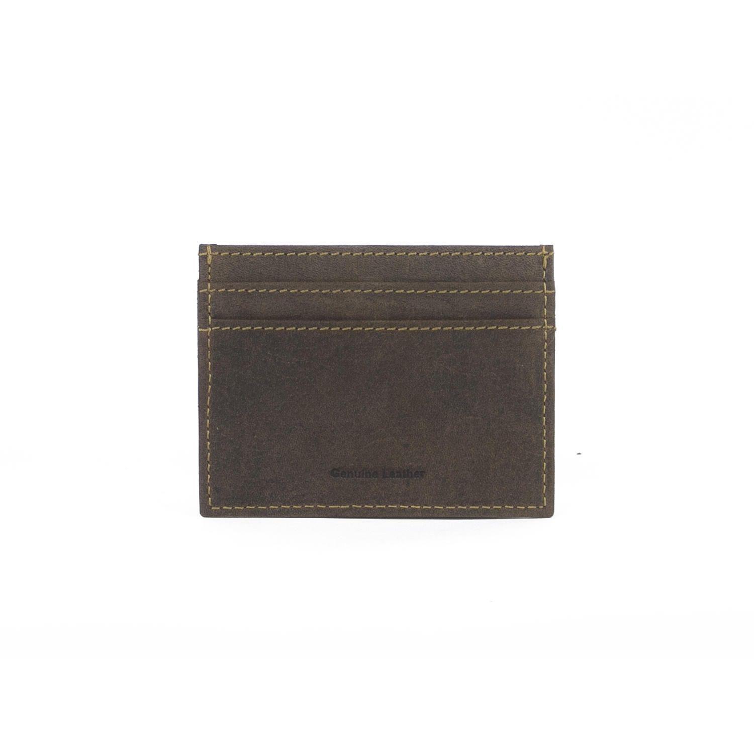 Billetera Cuero Cardhold Café Hombre Rockford-1