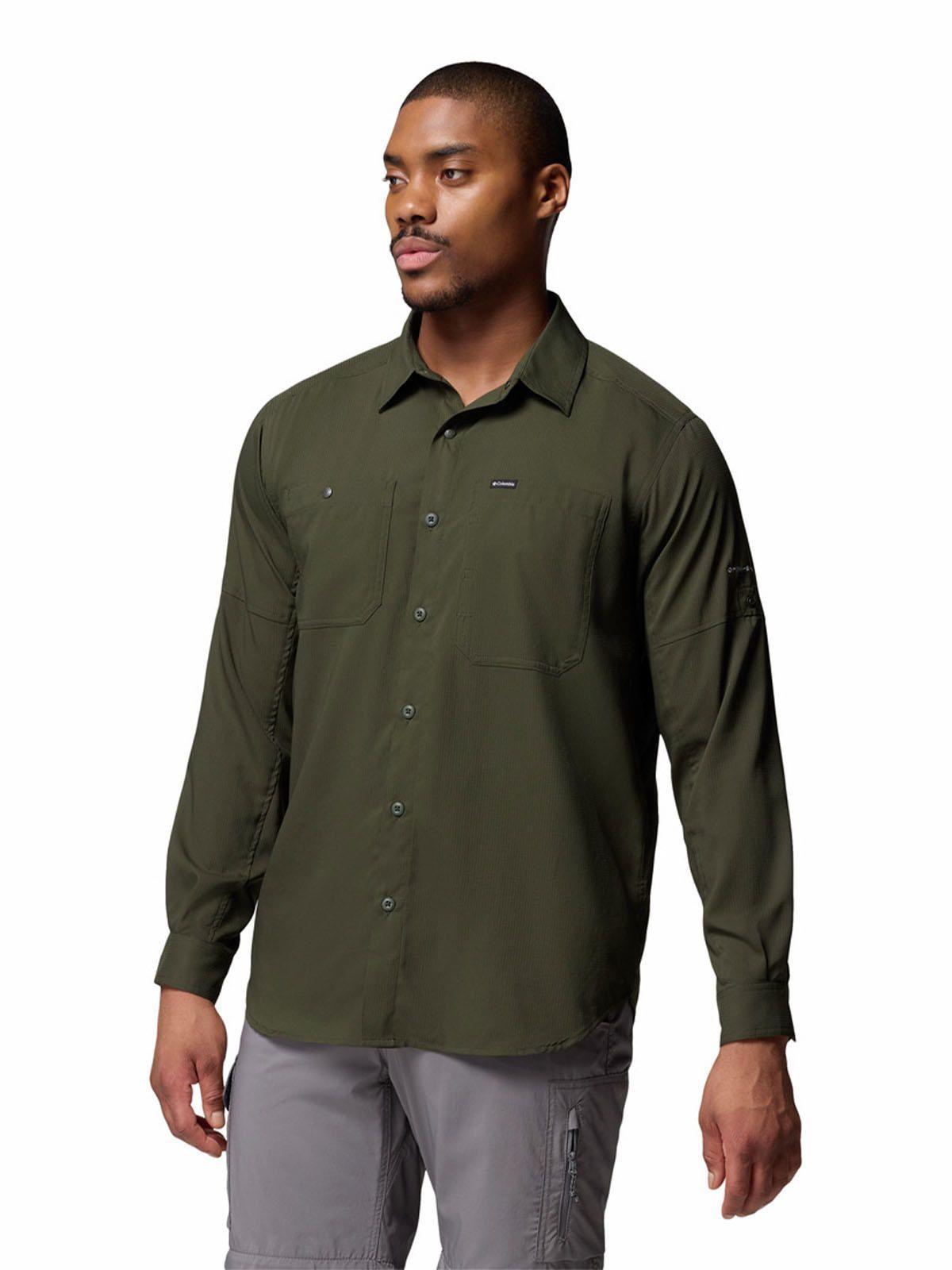Camisa Manga Larga Hombre Silver Ridge Verde-1
