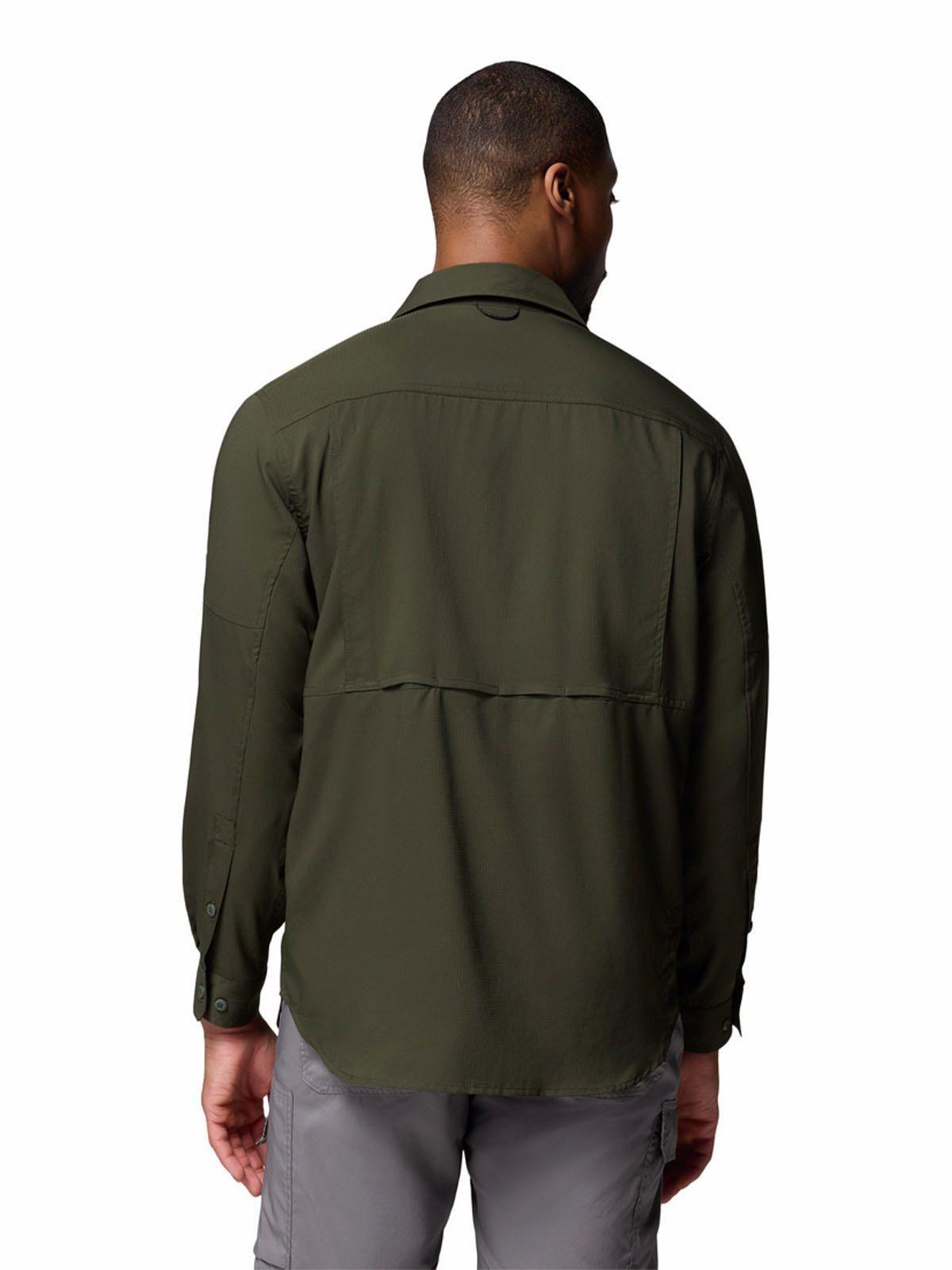 Camisa Manga Larga Hombre Silver Ridge Verde-4