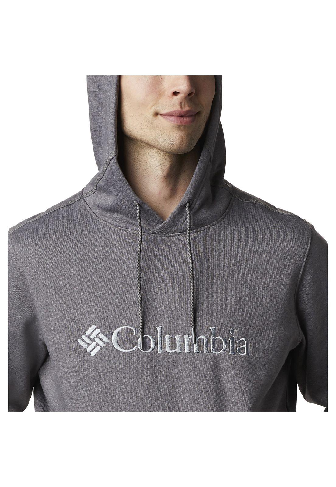 Polerón Basic Logo II Hoodie Gris Hombre-1