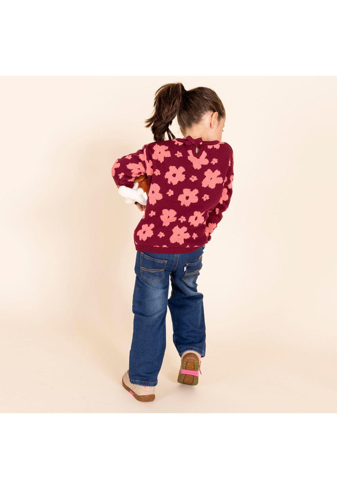 Sweater Niña Gaia Rosado-1