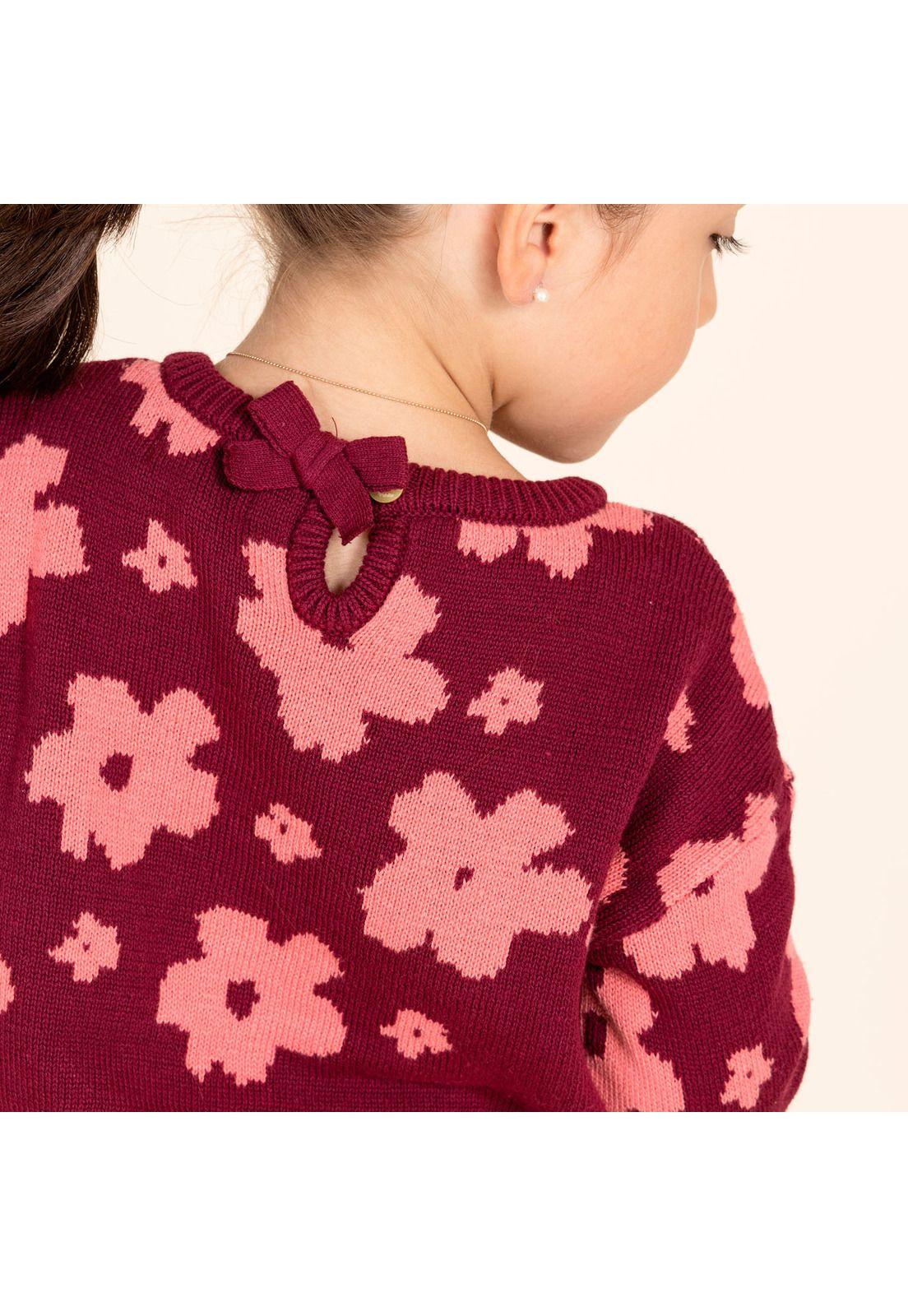 Sweater Niña Gaia Rosado-3