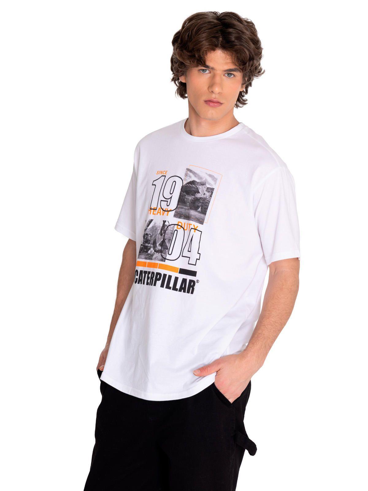 Polera Manga Corta Hombre Workwear Graphic4 Blanco-0