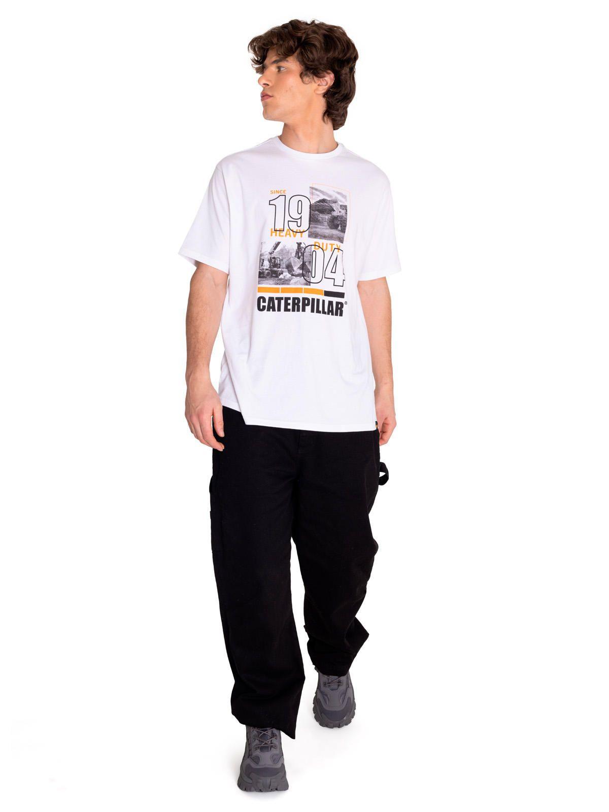 Polera Manga Corta Hombre Workwear Graphic4 Blanco-5