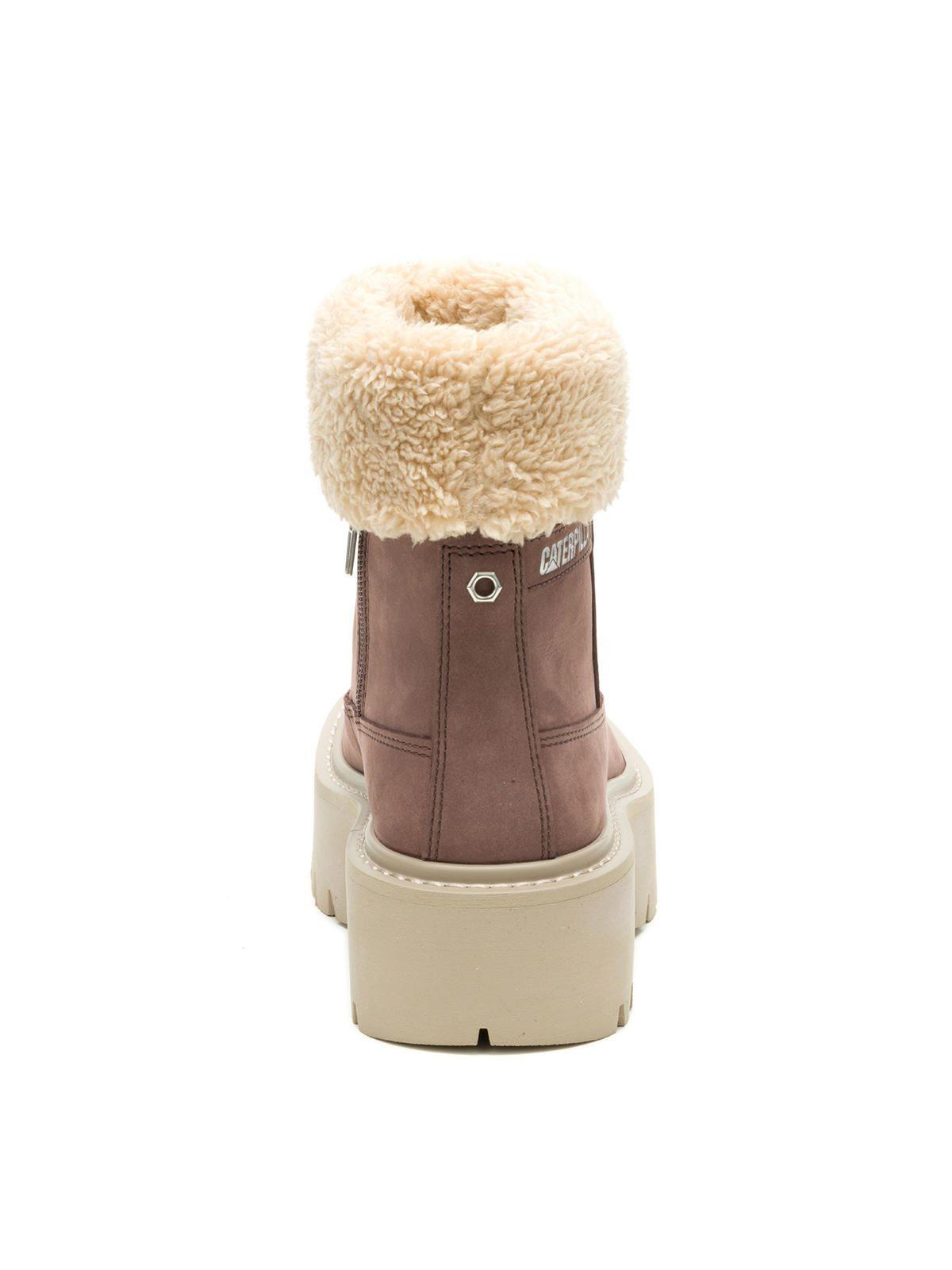 Botín Cuero Mujer Colorado Max Roll Do Café-5